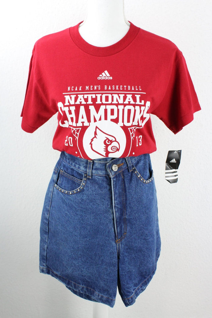 Vintage Red Adidas Basketball T-Shirt (M) Vintage & Rags 