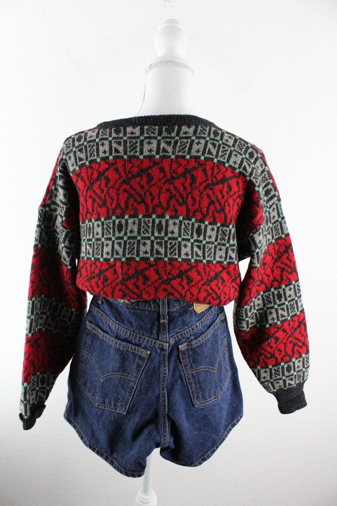 Vintage Red Aitch Pullover (L) Vintage & Rags