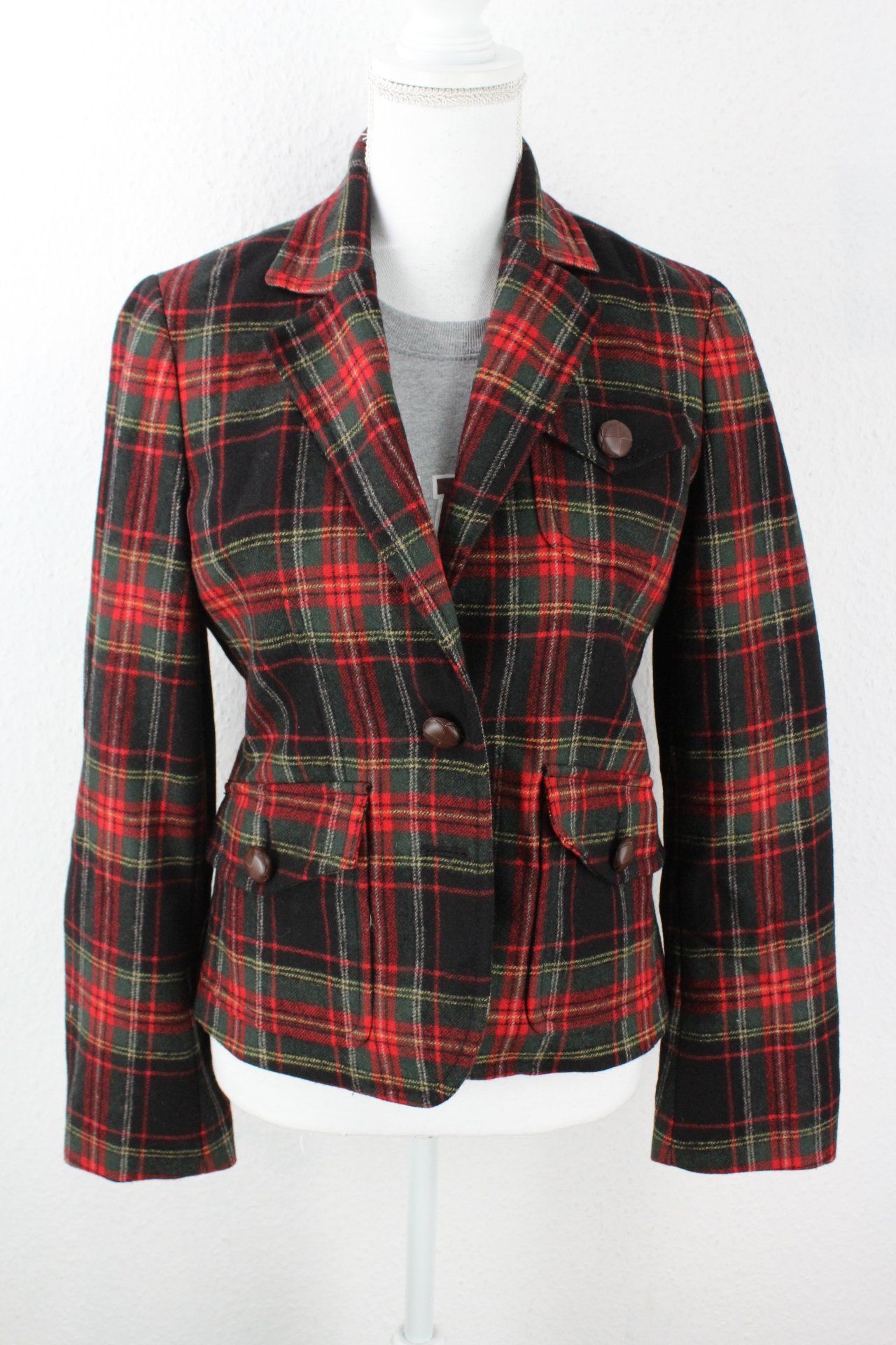 Vintage Red Blazer (S) Vintage & Rags