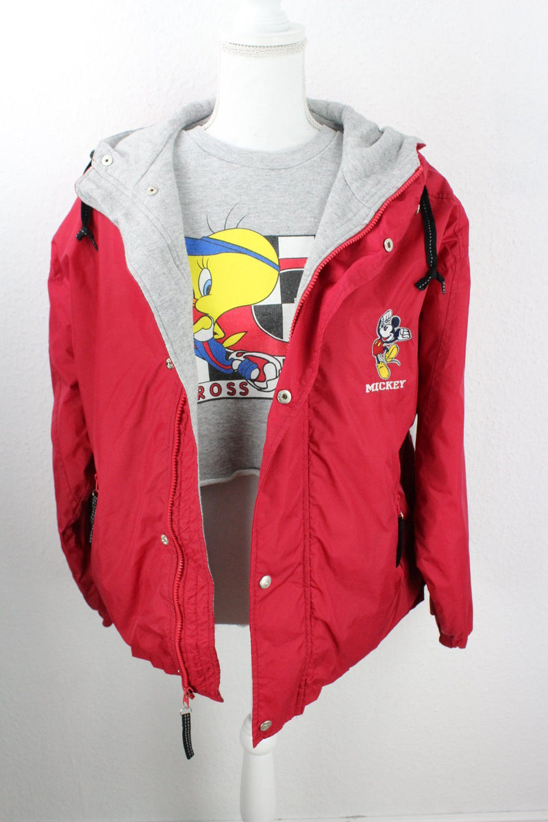 Red mickey mouse jacket shop