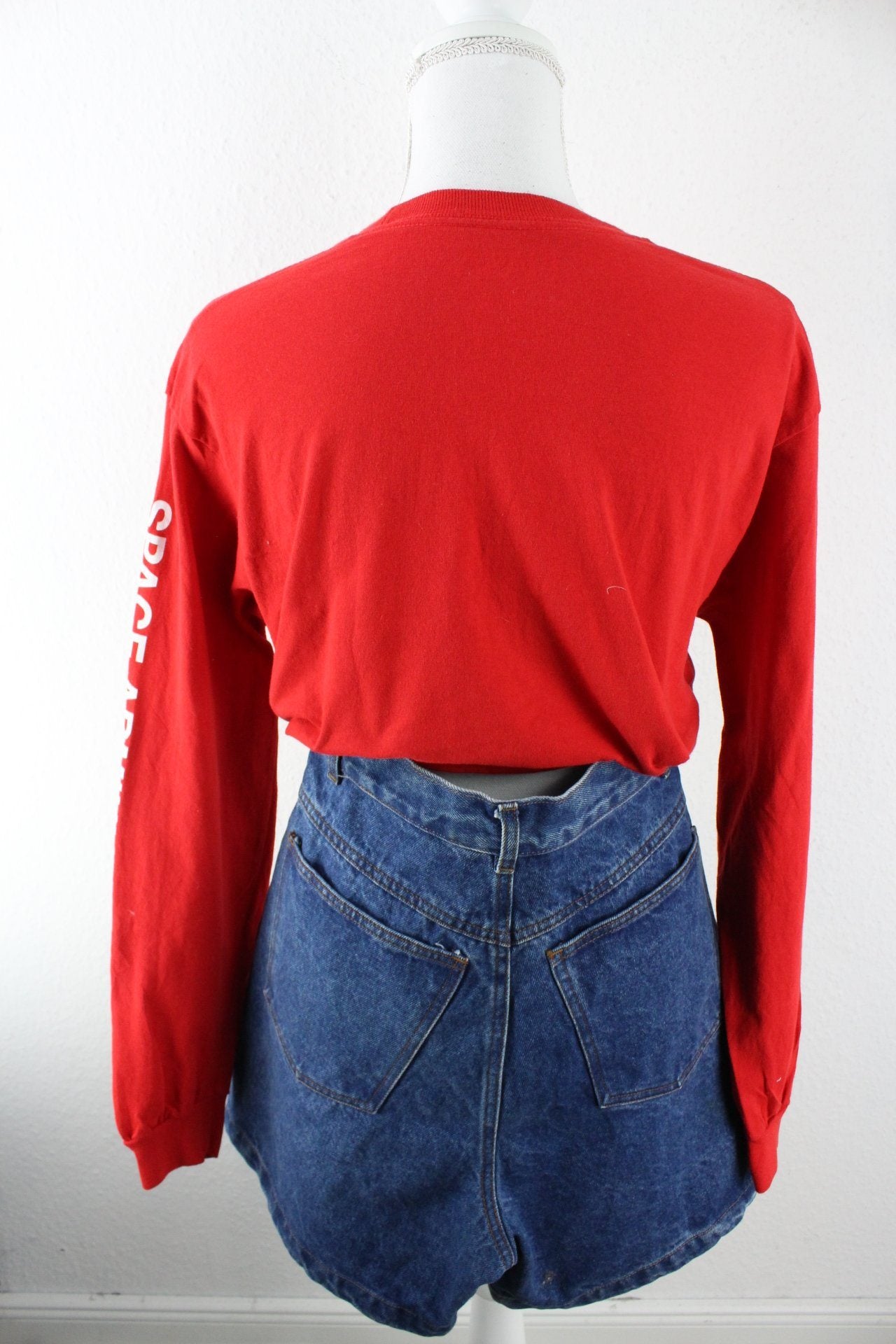 Vintage Red NASA Sweatshirt (M) Vintage & Rags
