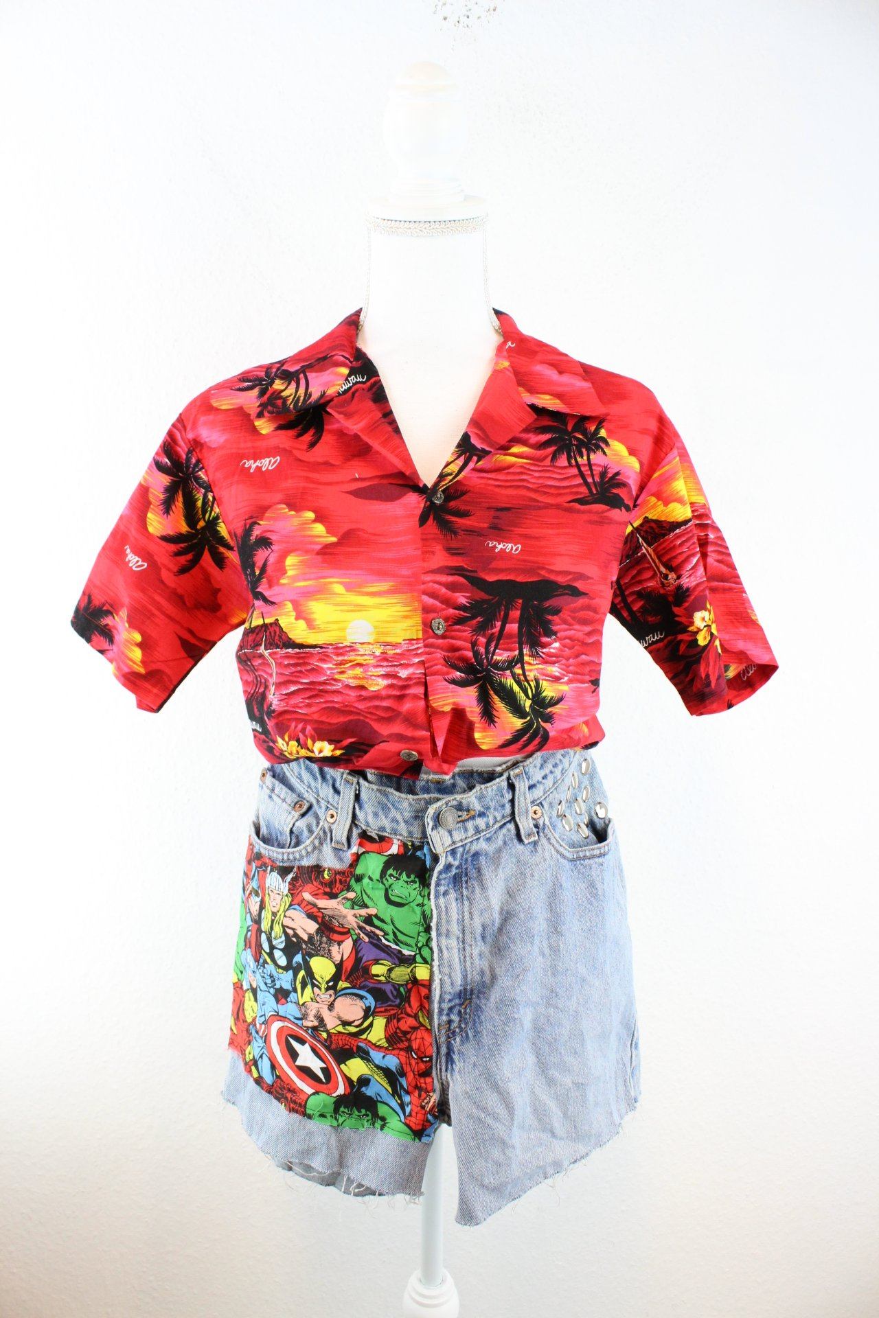 Vintage Red Palm Tree Hawaii T-Shirt (M) Vintage & Rags