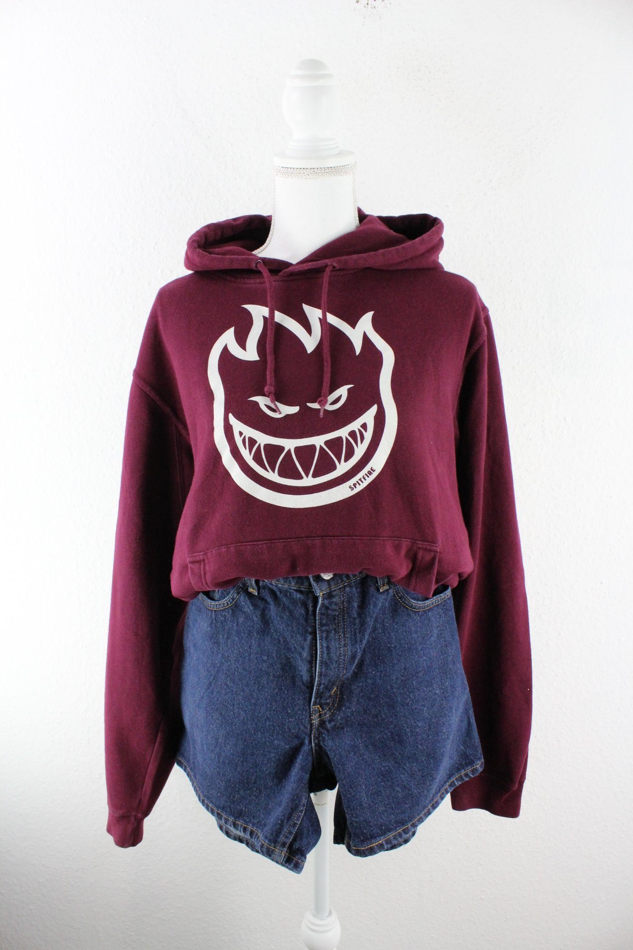 Vintage Red The End Hoodie (M) Vintage & Rags