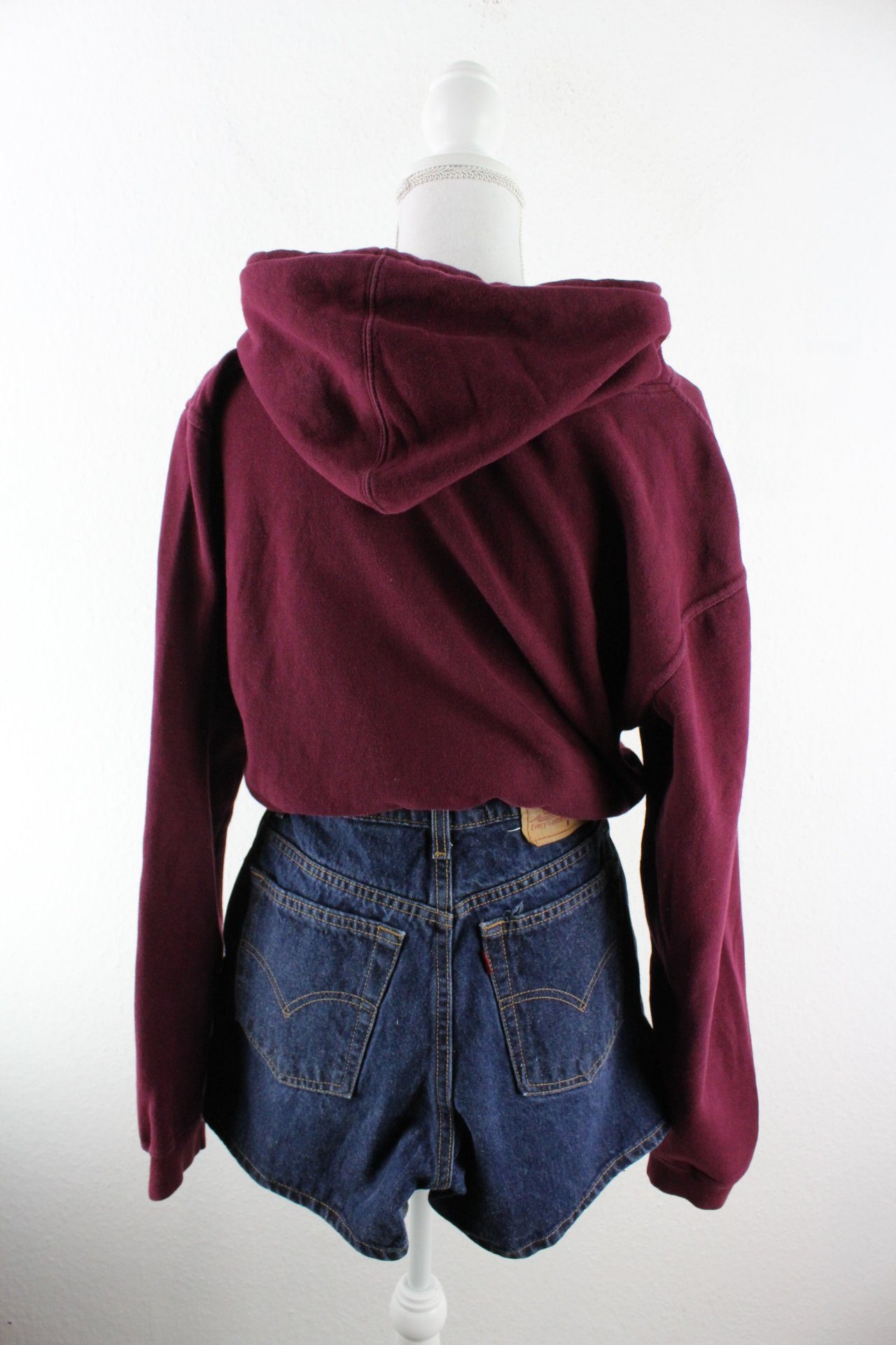 Vintage Red The End Hoodie (M) Vintage & Rags