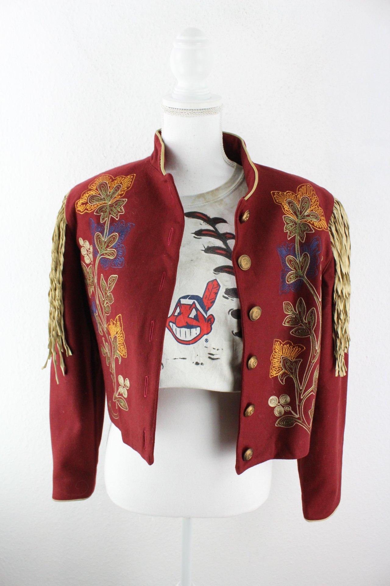Vintage Red Western Jacket (M) Vintage & Rags