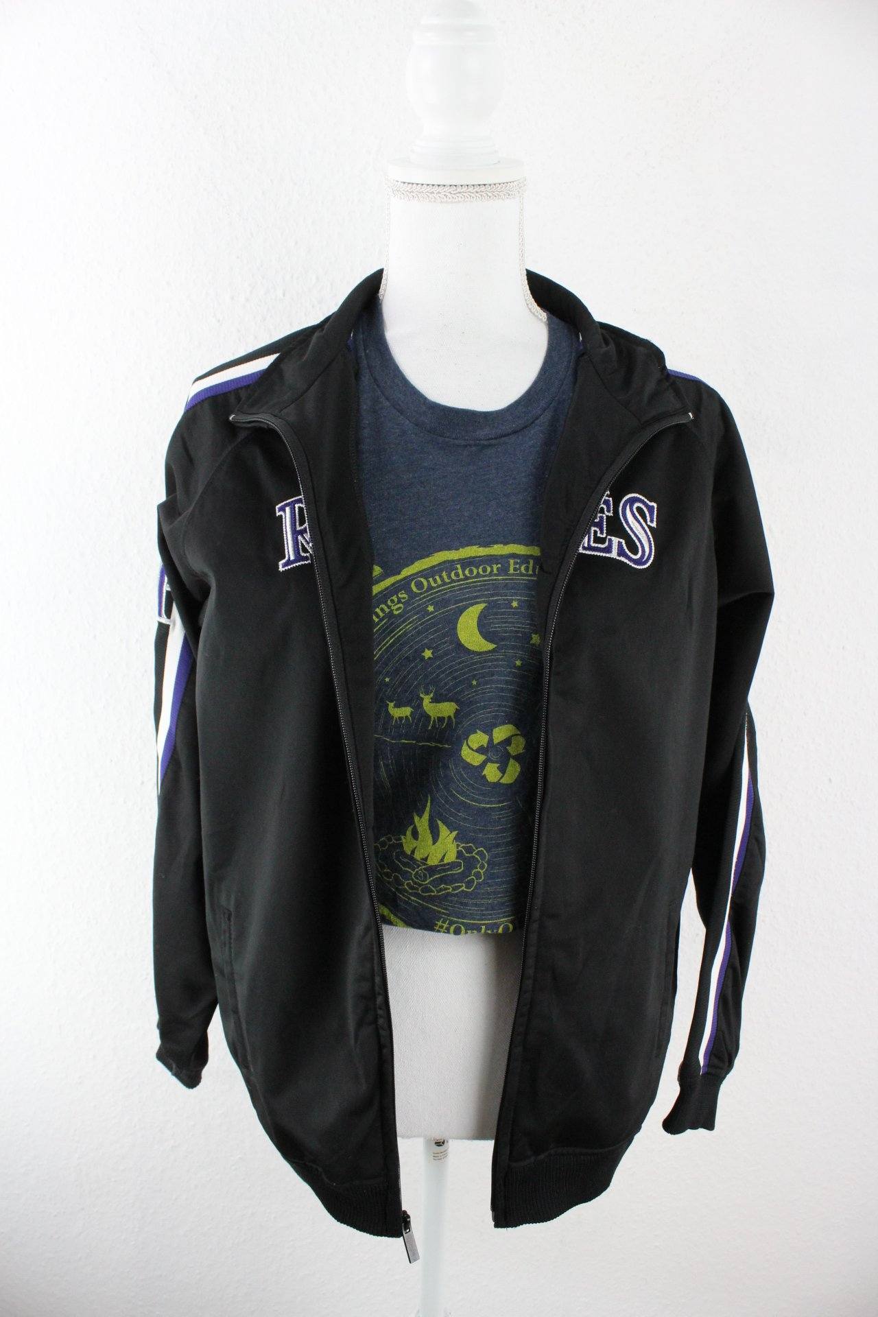 Vintage Rockies Black Jacket (M) Vintage & Rags