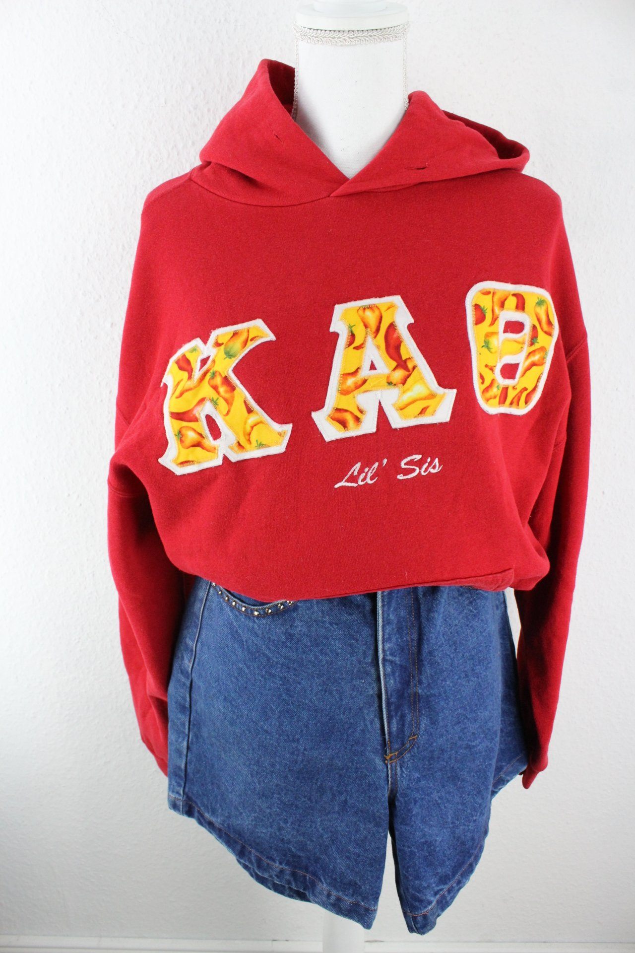 Vintage Russell Athletic Little Sis Hoodie (M) Vintage & Rags