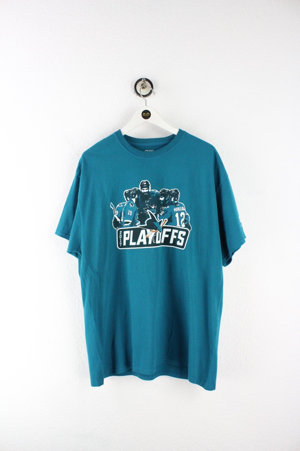 Vintage San Jose Sharks Playoffs T-Shirt (XL) Yeeco KG