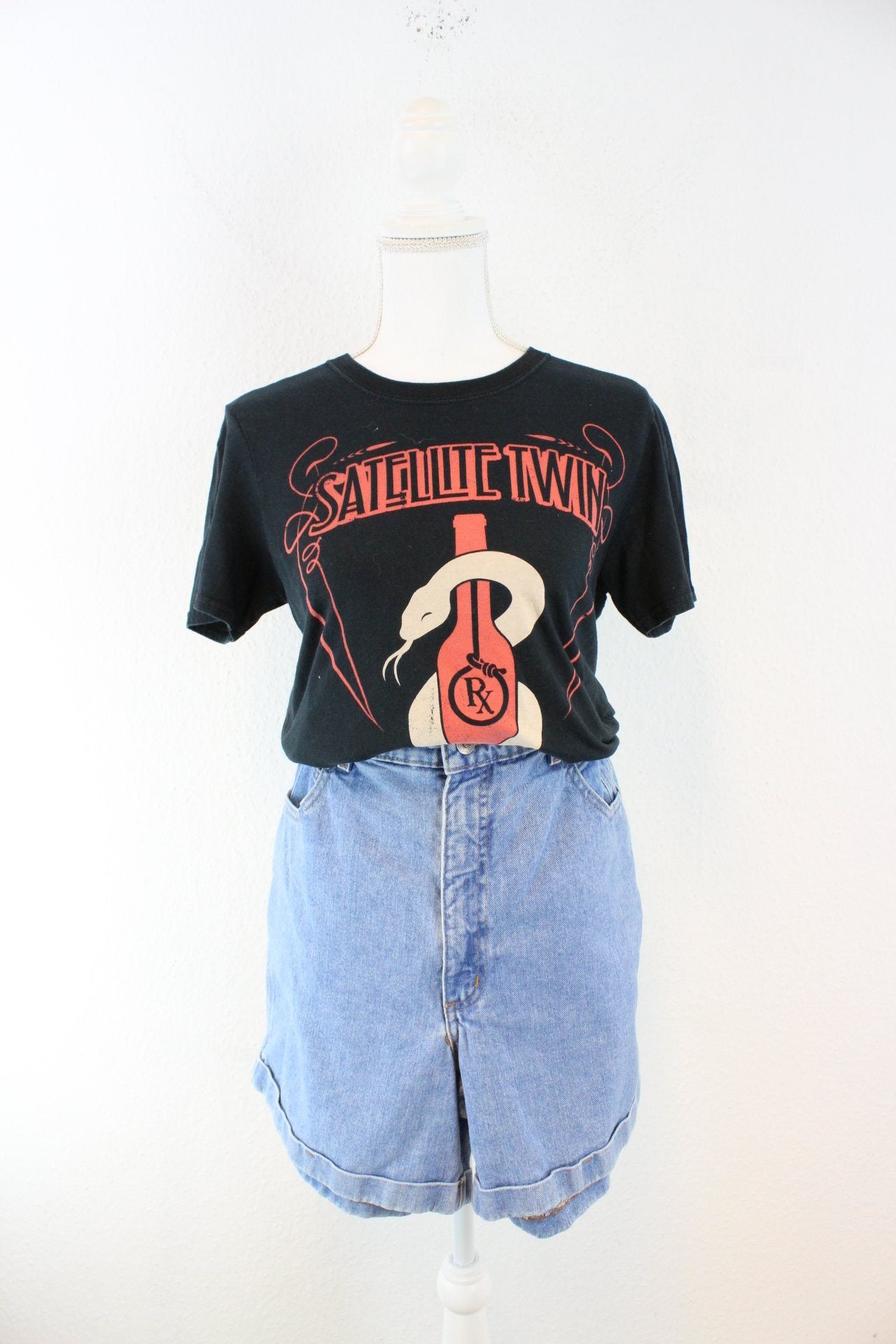 Vintage Satellite Twin T-Shirt (S) Vintage & Rags
