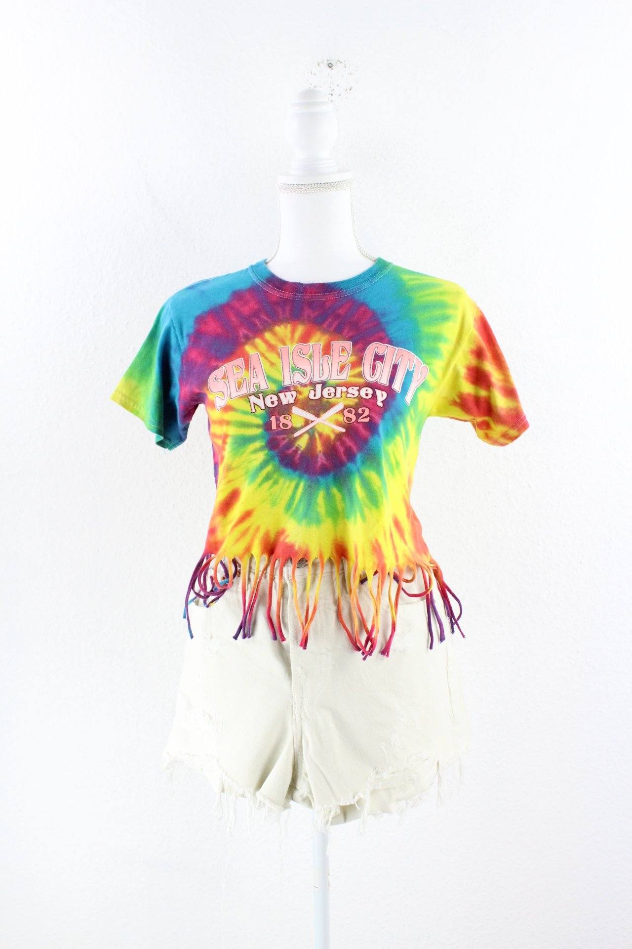 Vintage Sea Isle Batik T-Shirt (S) Vintage & Rags
