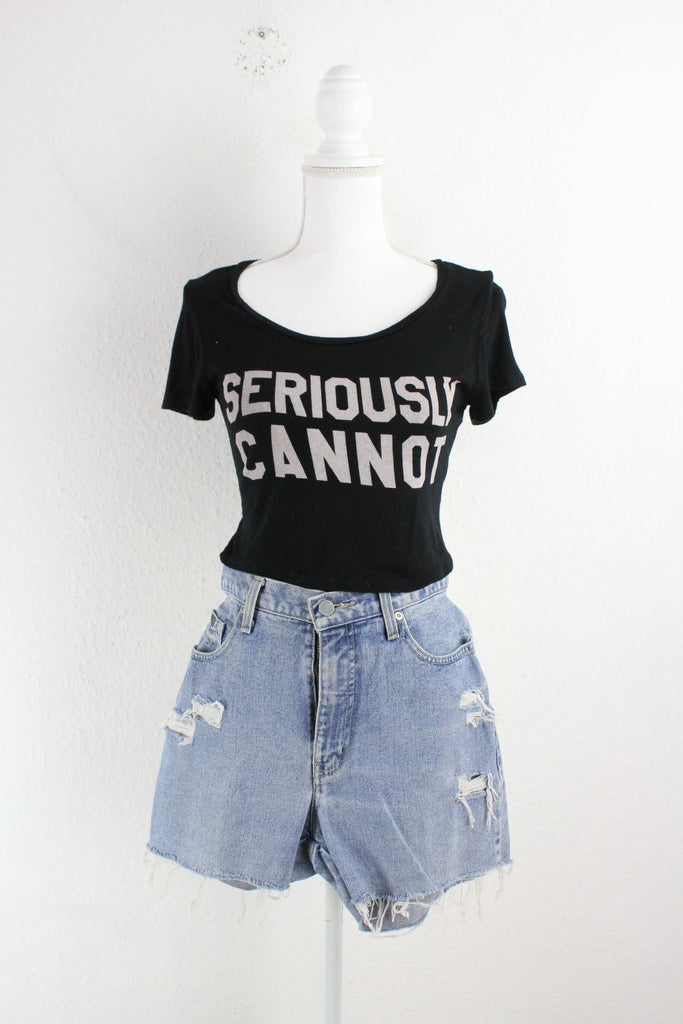 Vintage Seriously Cannot T-Shirt (M) Vintage & Rags 