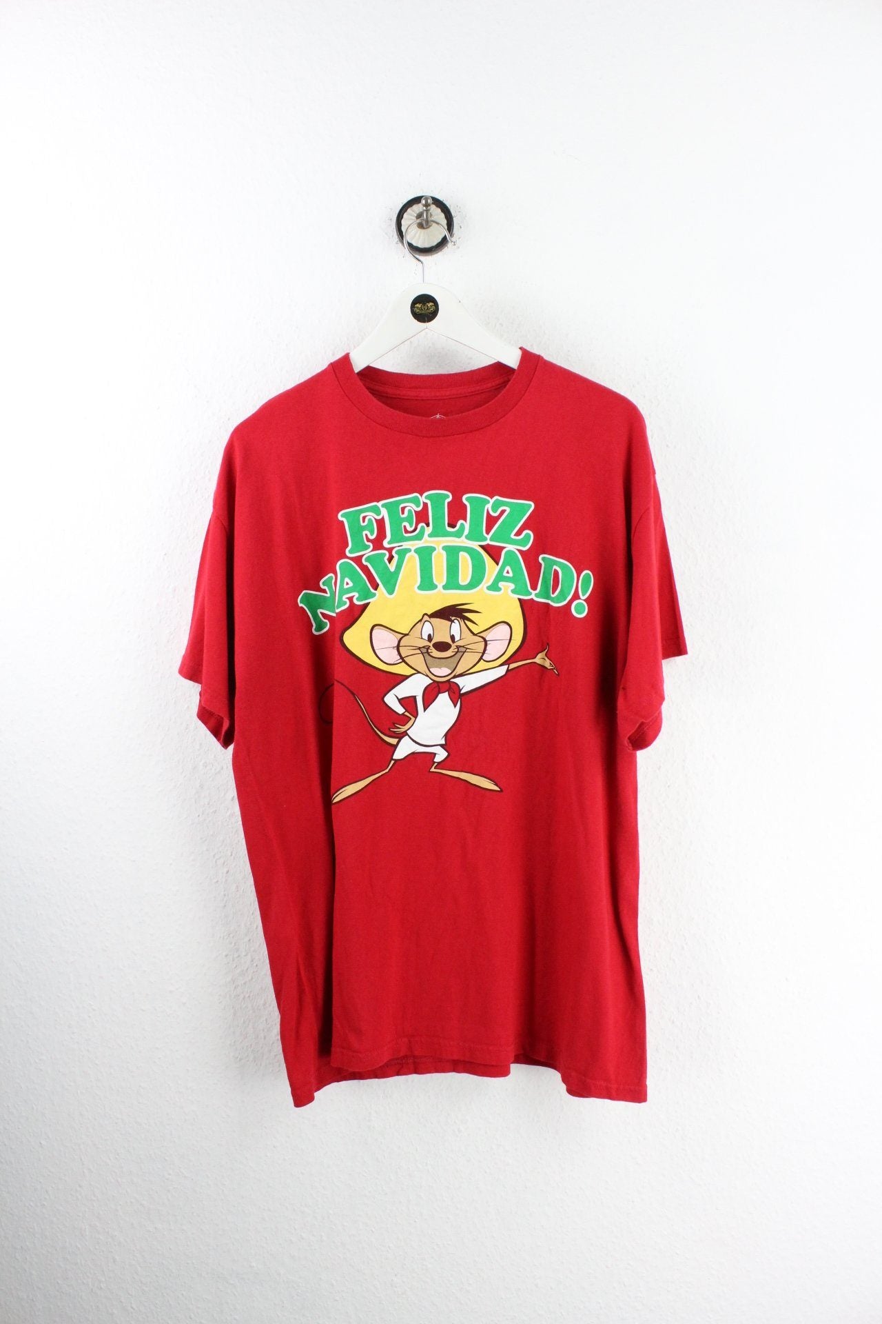 Vintage Speedy Gonzales Feliz Navidad T-Shirt (L) Yeeco KG