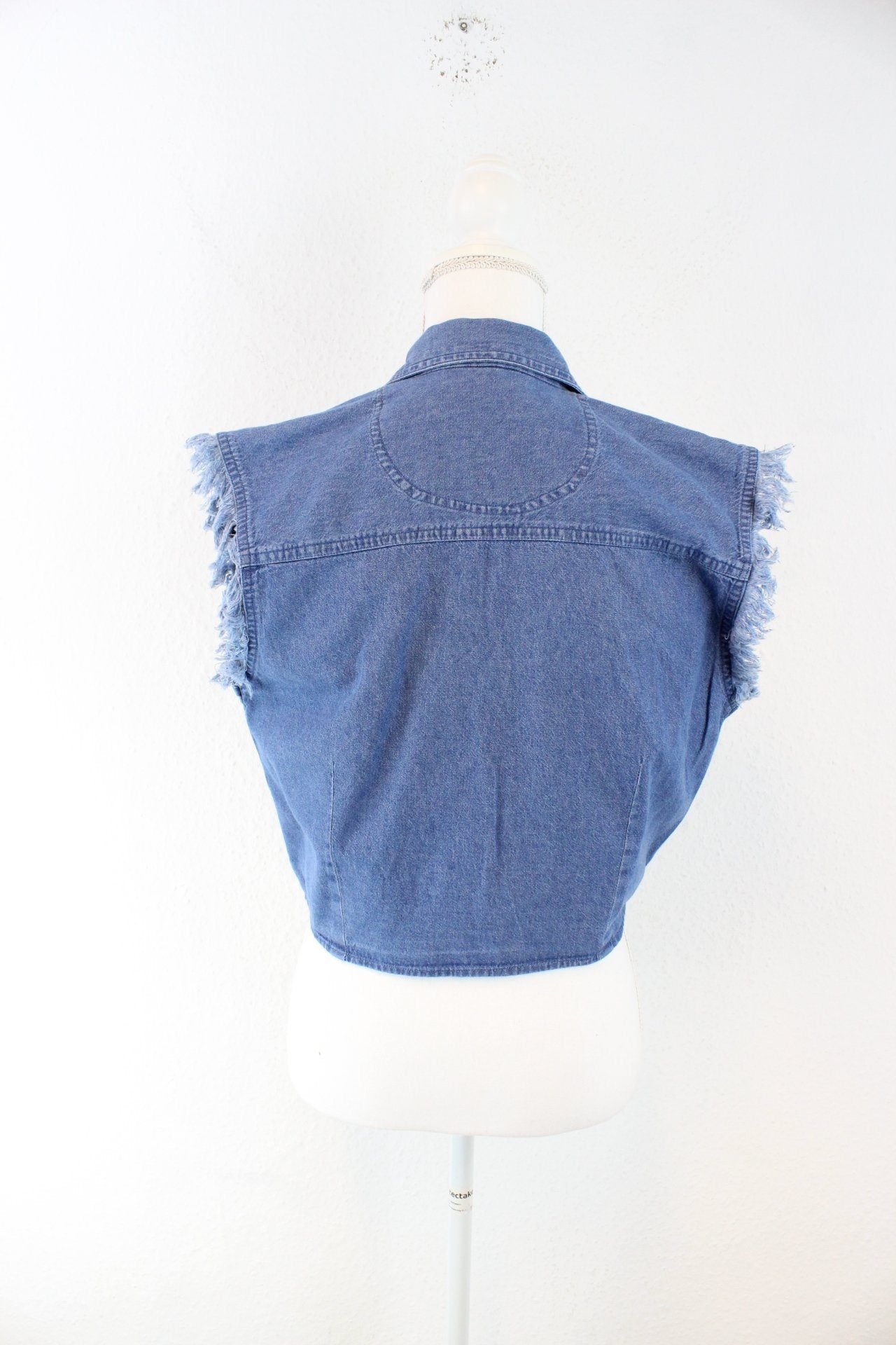 Vintage Sports Gallery Denim Vest (S) Vintage & Rags