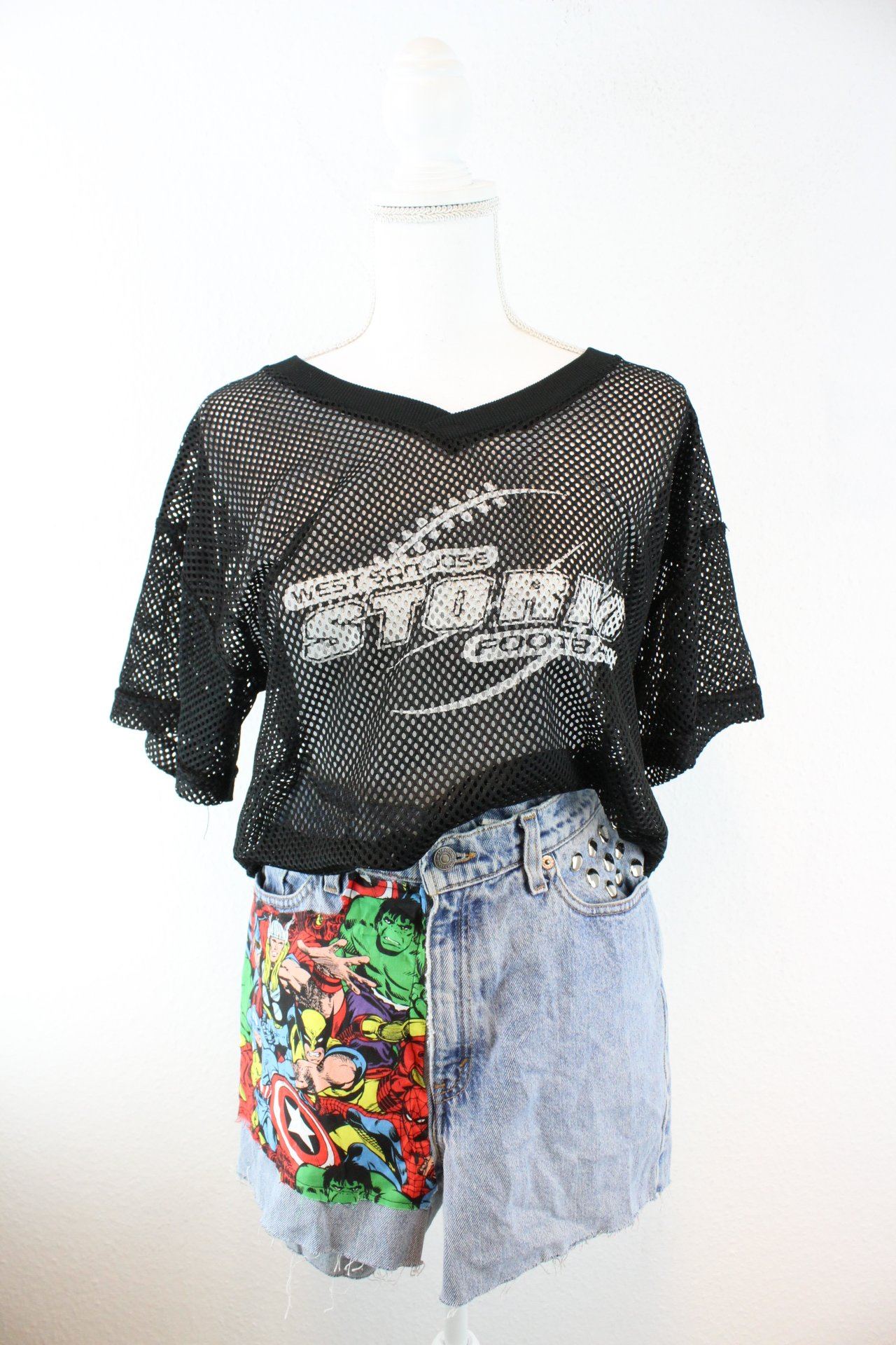 Vintage Storm Football Jersey (L) Vintage & Rags