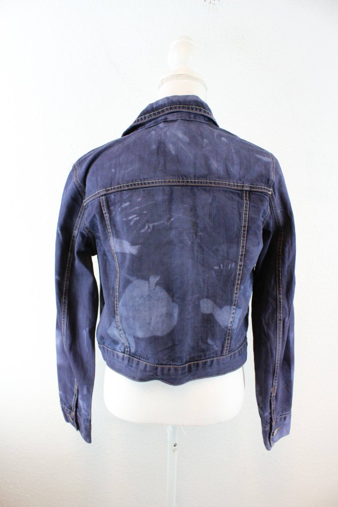 Vintage Tie-Dye Denim Jeans Jacket (M) Vintage & Rags