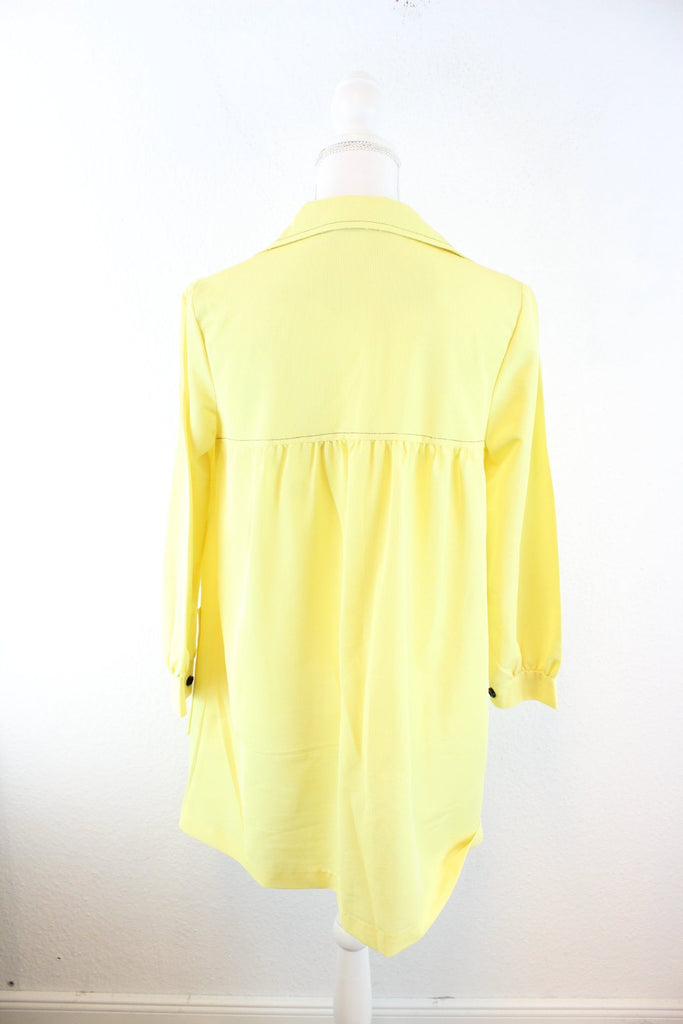 Vintage Trends Yellow Blouse Dress (S) Vintage & Rags 