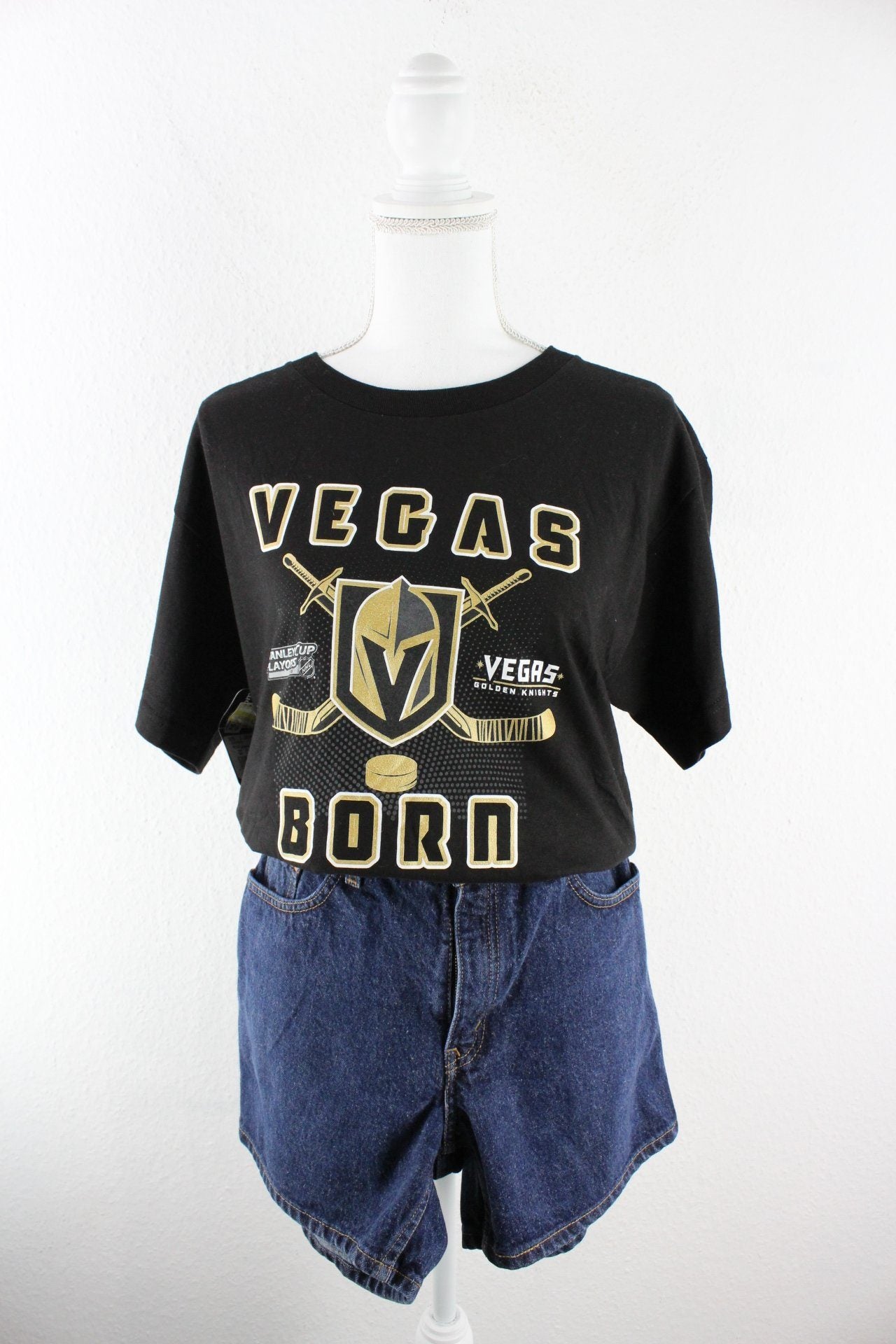 Vintage Vegas Born T-Shirt (L) Vintage & Rags
