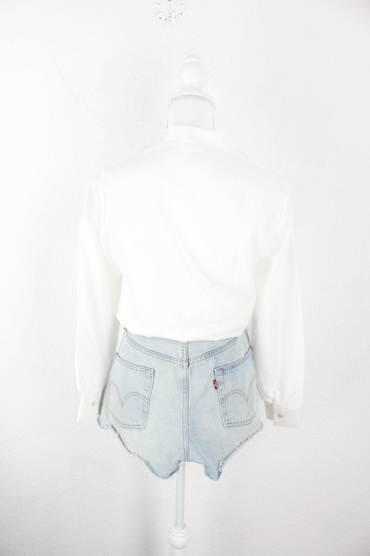 Vintage White Blouse (S) Vintage & Rags