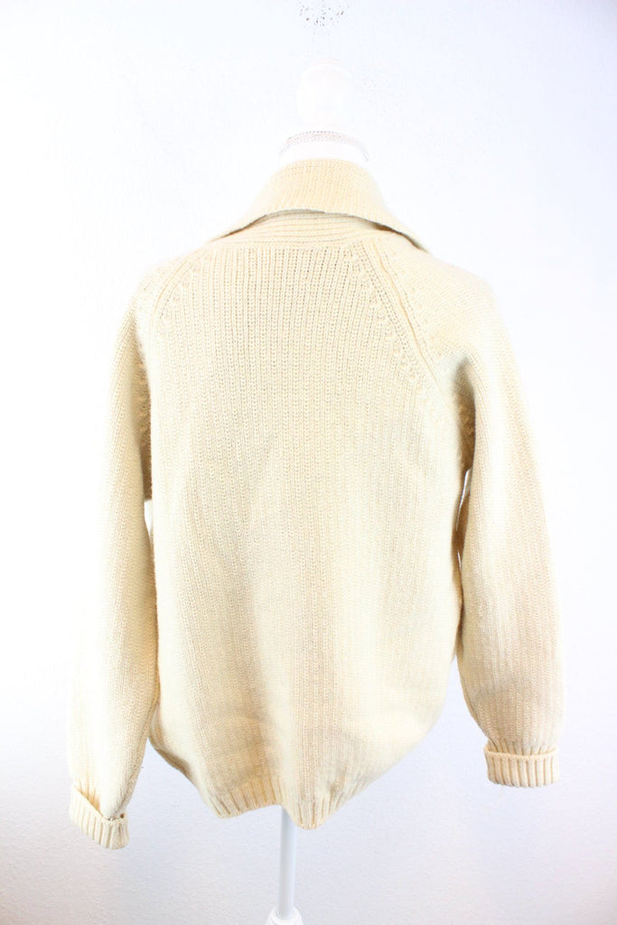 Vintage White Pendleton Wool Cardigan (M) Vintage & Rags 