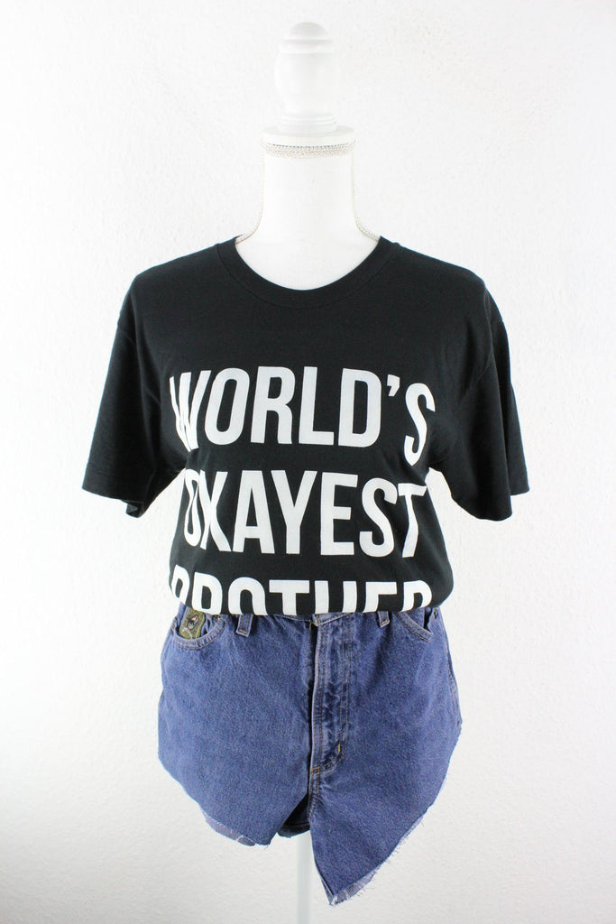 Vintage Worlds Okayest Brother T-Shirt (S) Vintage & Rags 