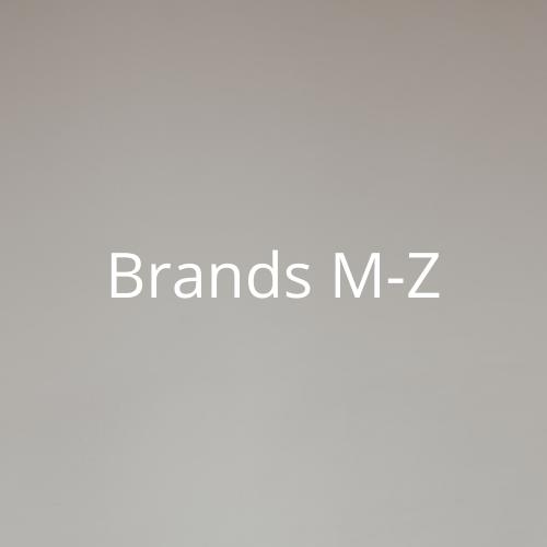 Brands M-Z