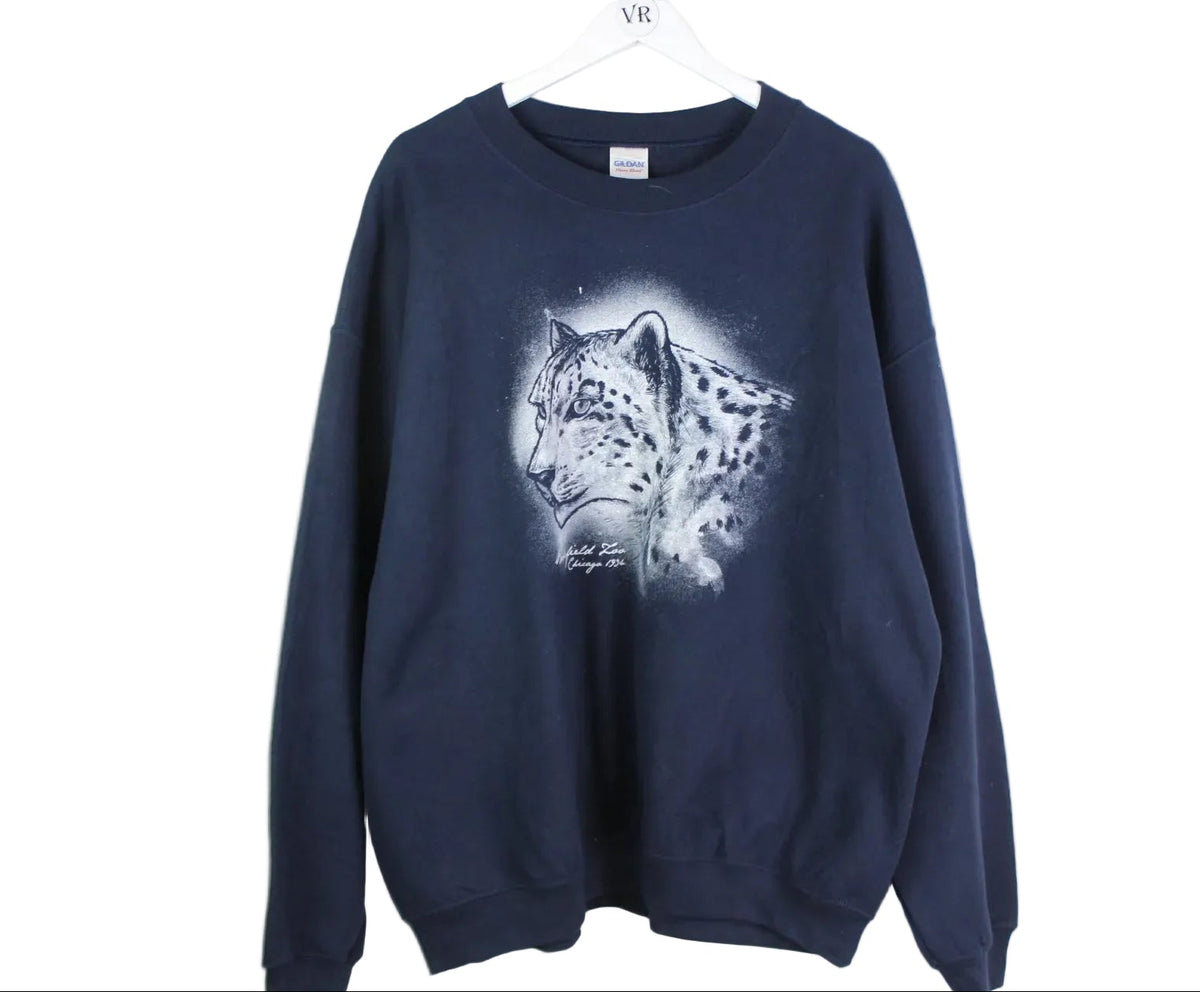 Vintage Leoparden Sweatshirt (XL)