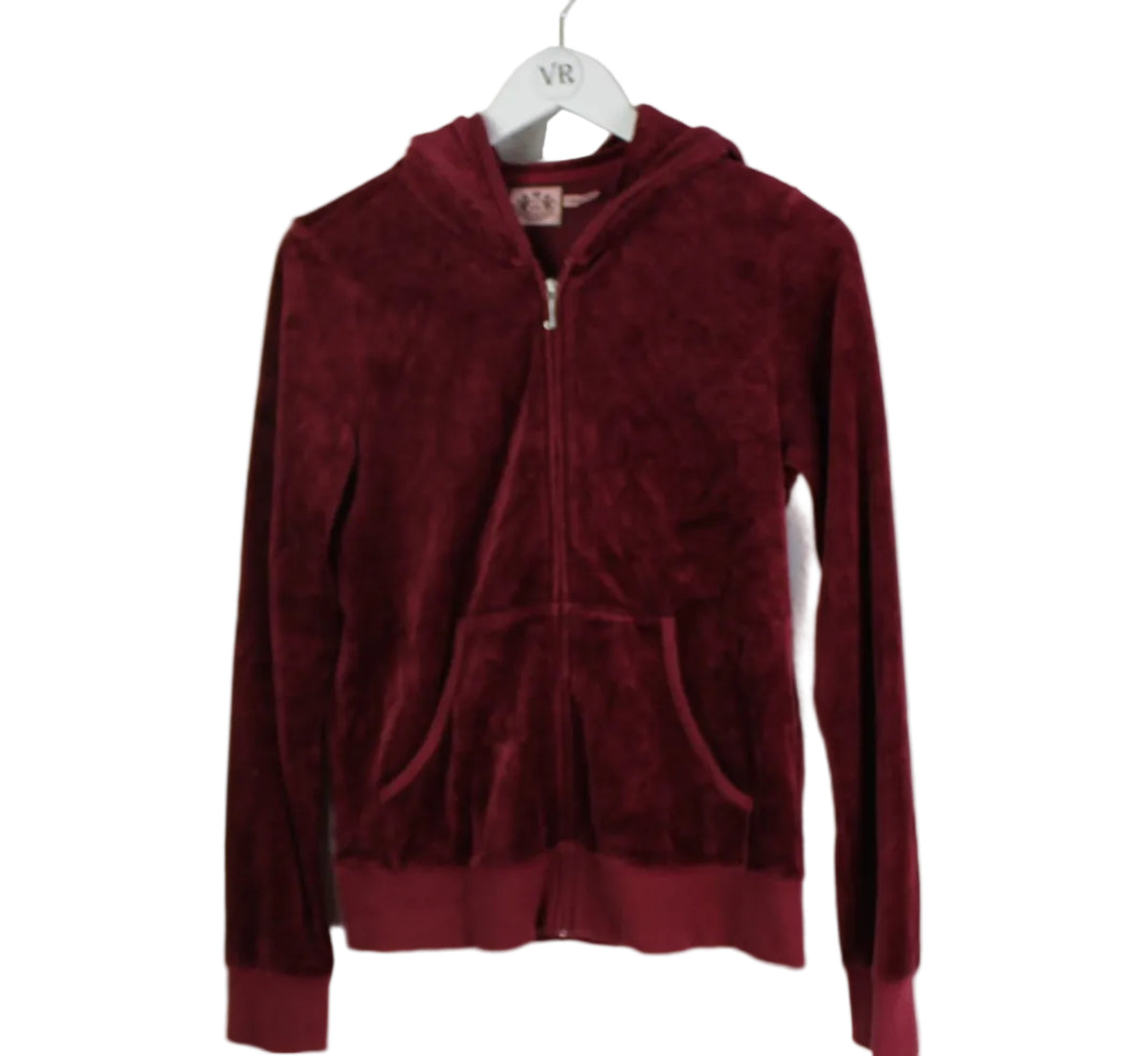 Vintage Samt Choose Juicy Zip Hoodie Sweatshirt (L)