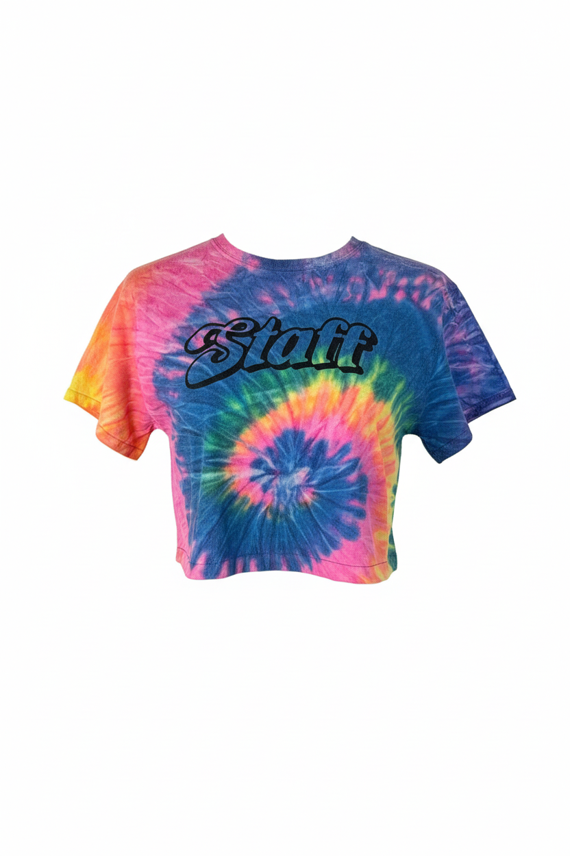 Vintage Cheer Classic Batik Crop T-Shirt (S)