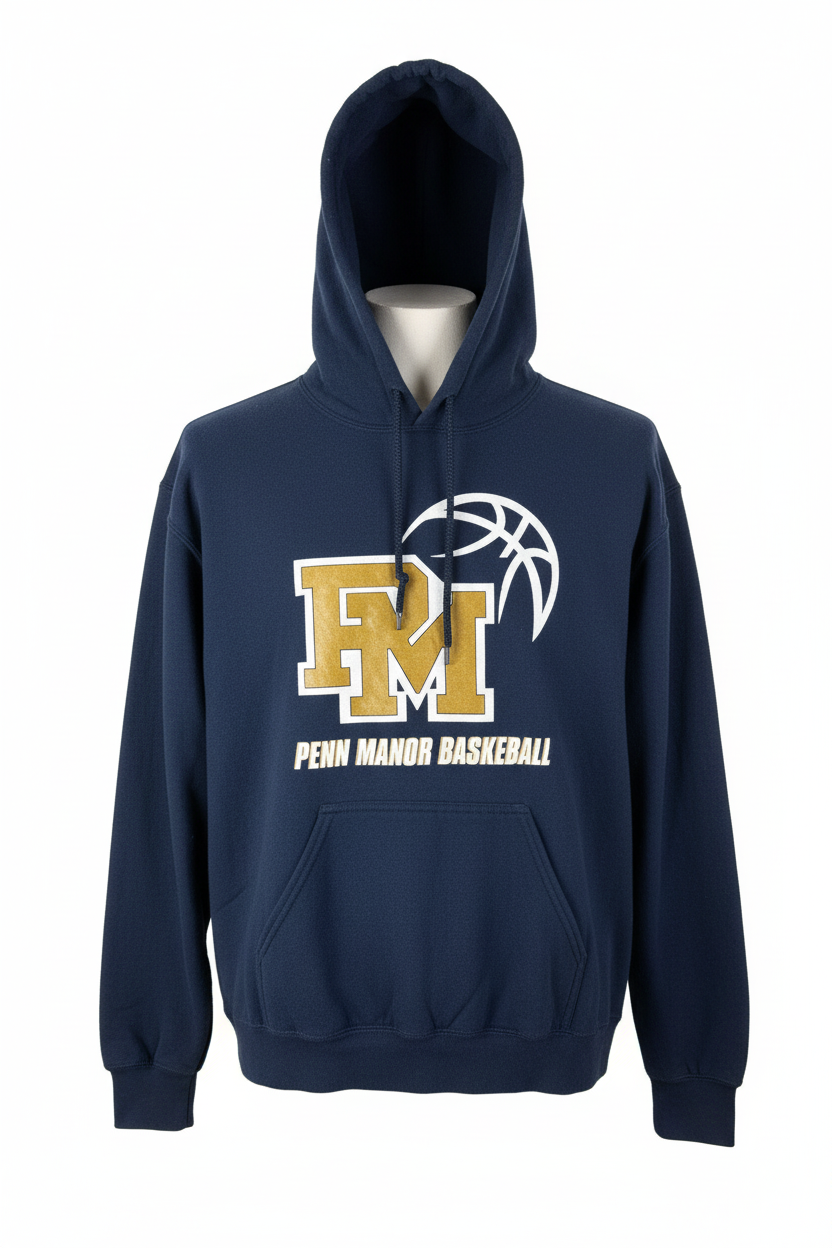 Vintage Penn Manor Basketball Hoodie (M)