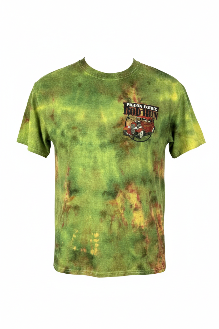 Vintage Rod Run Batik  T-Shirt (M)