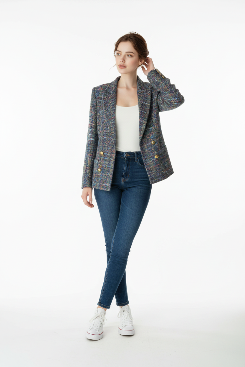 Vintage Wool Blazer (XS)