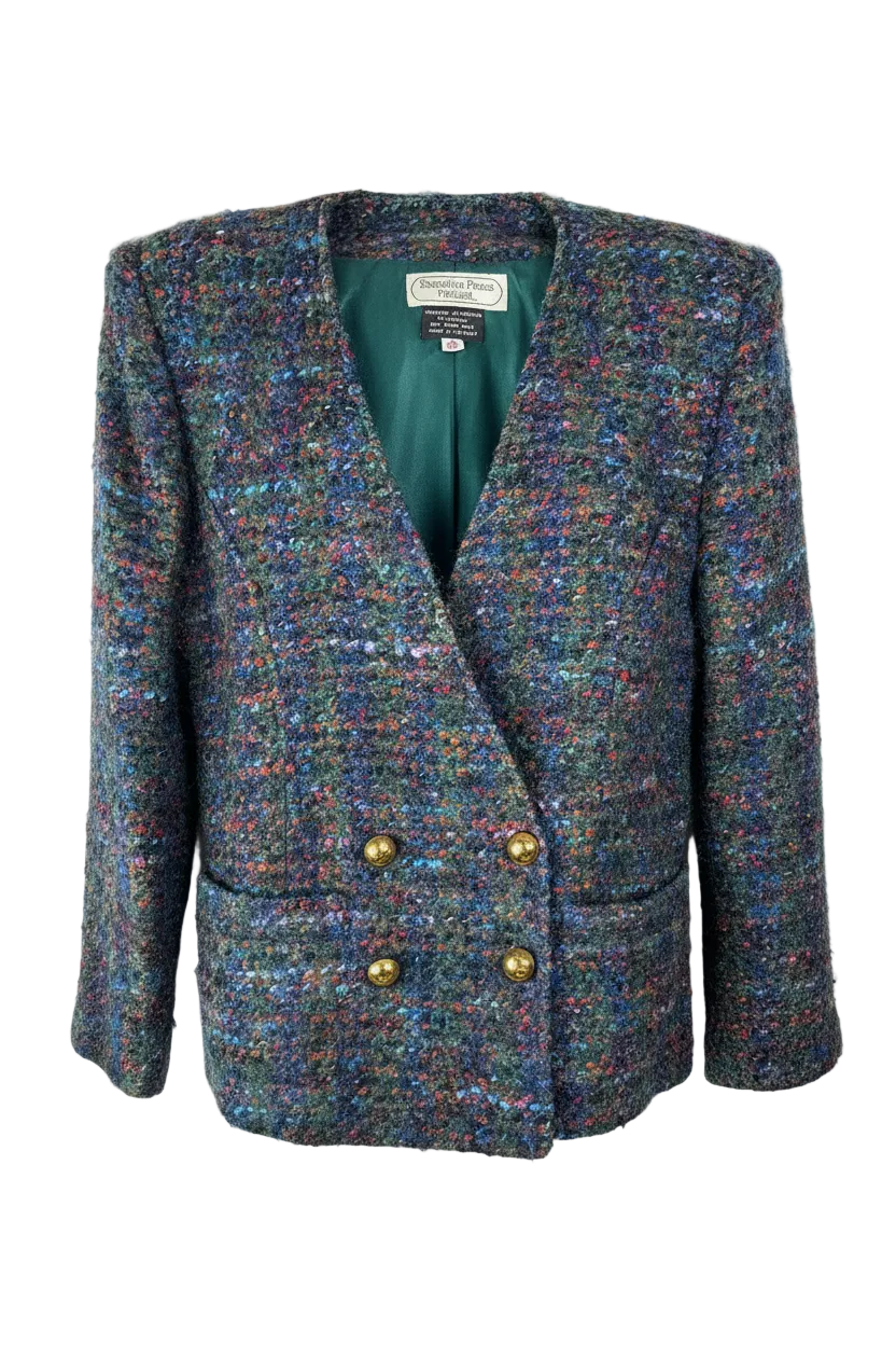 Vintage Wool Blazer (XS)