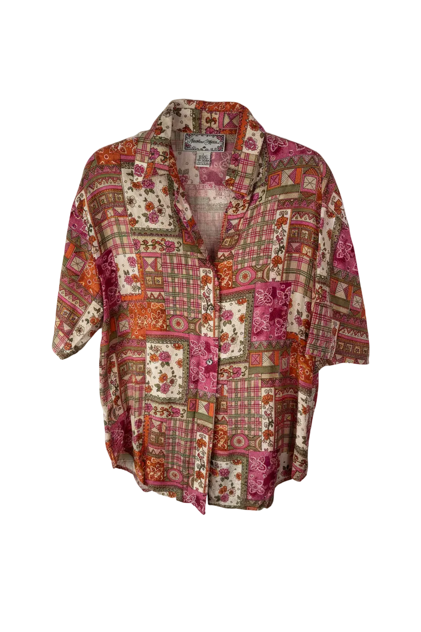 Vintage Jonathan Martin Silk Shirt (S)