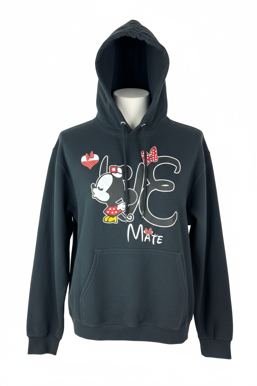 Vintage Mickey Mouse Hoodie (S)