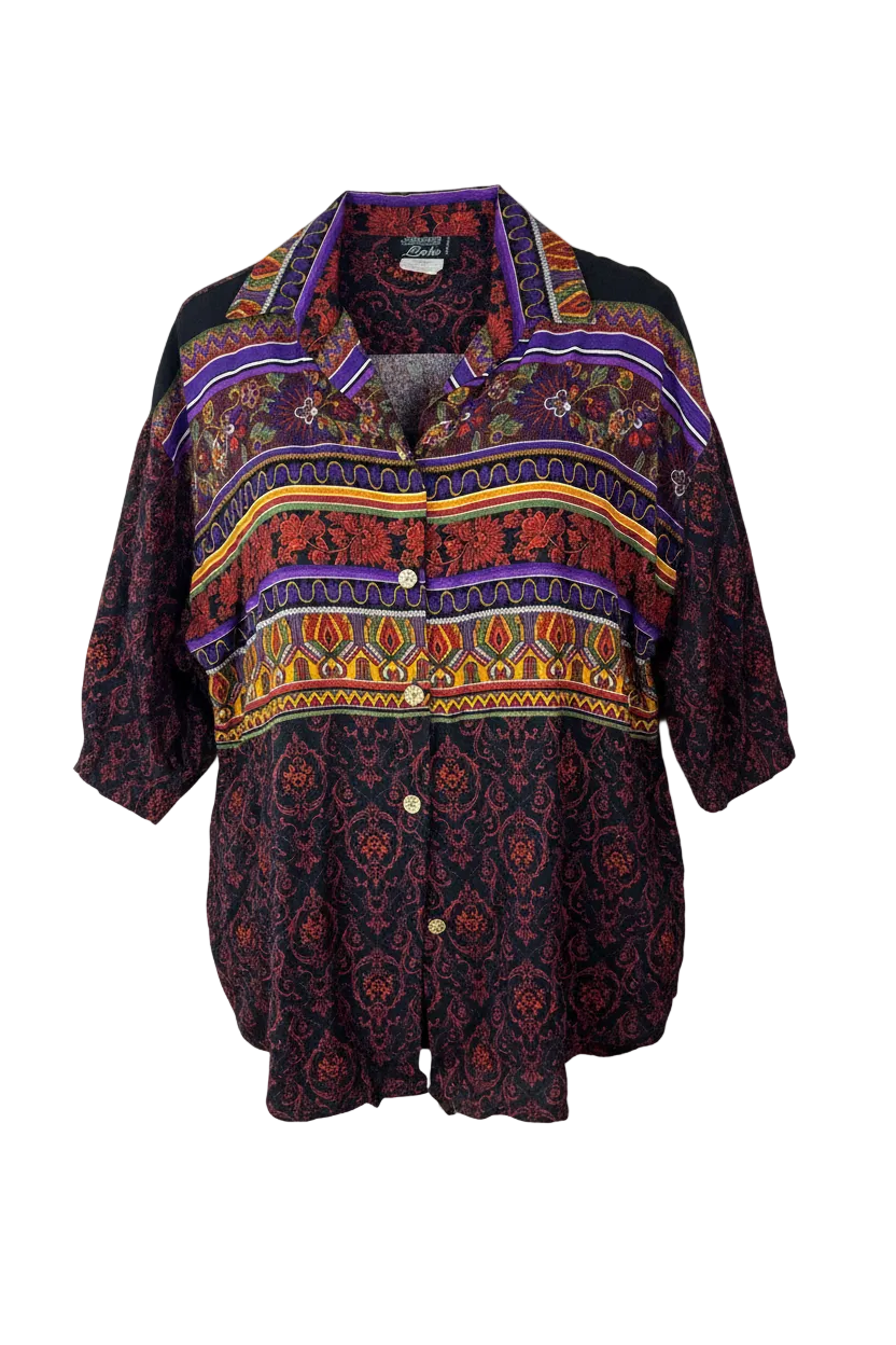 Vintage Michele Leslie Blouse (S)