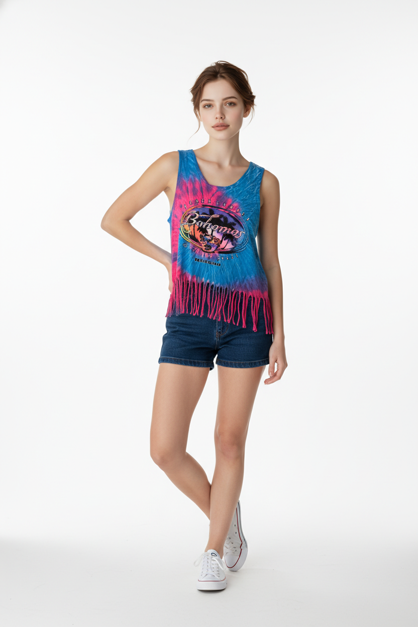 Vintage Bahamas Batik Top (M)