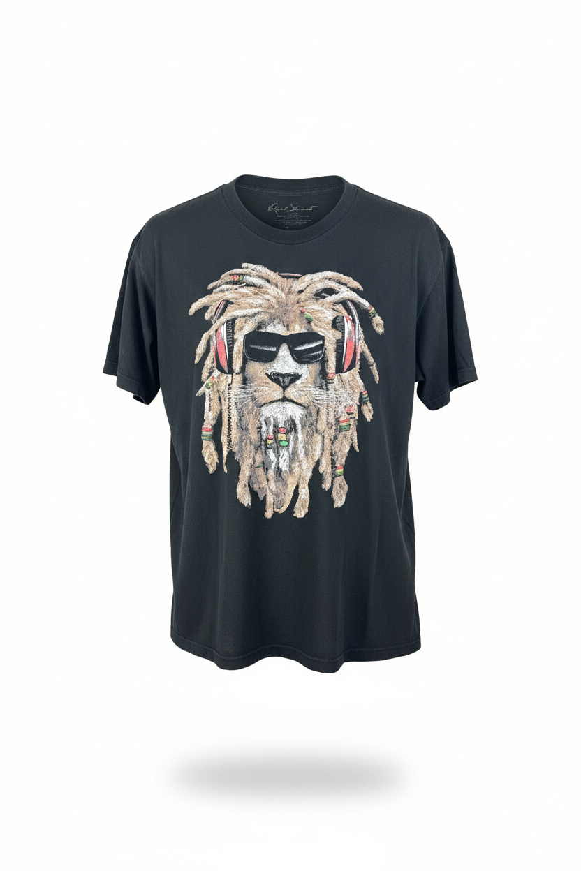 Vintage Reggae Lion T-Shirt (XL)