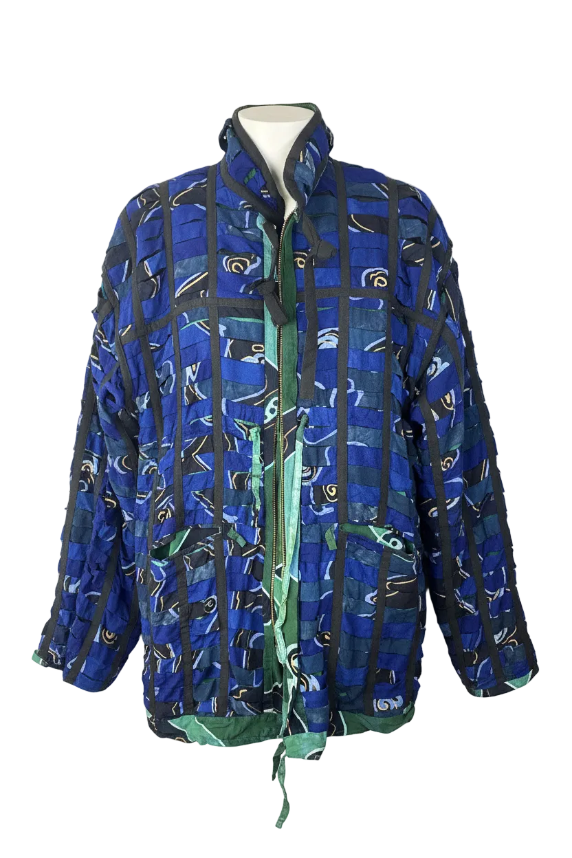 Vintage Green Jacket Reversible (L)