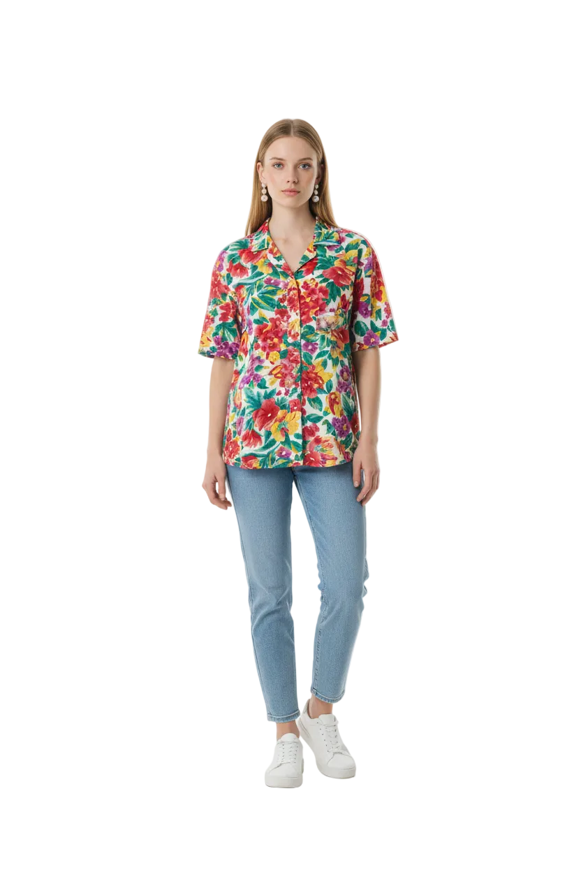 Vintage Tracy Evans Hawaii Blouse (M)