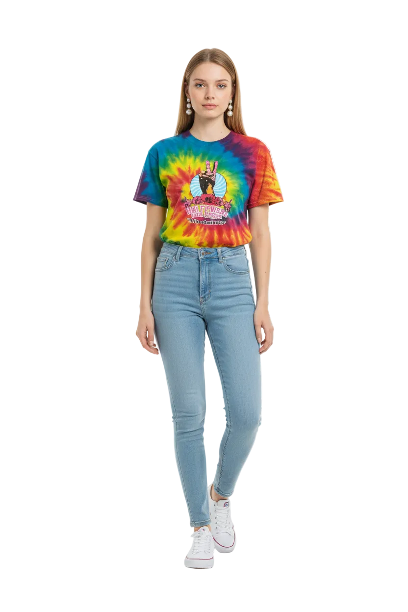 Vintage Jimi Flowers Batik T-Shirt (S)