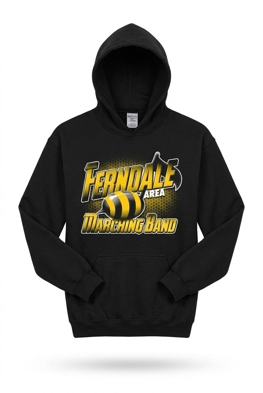 Vintage Ferndale Marching Band Hoodie (XL)