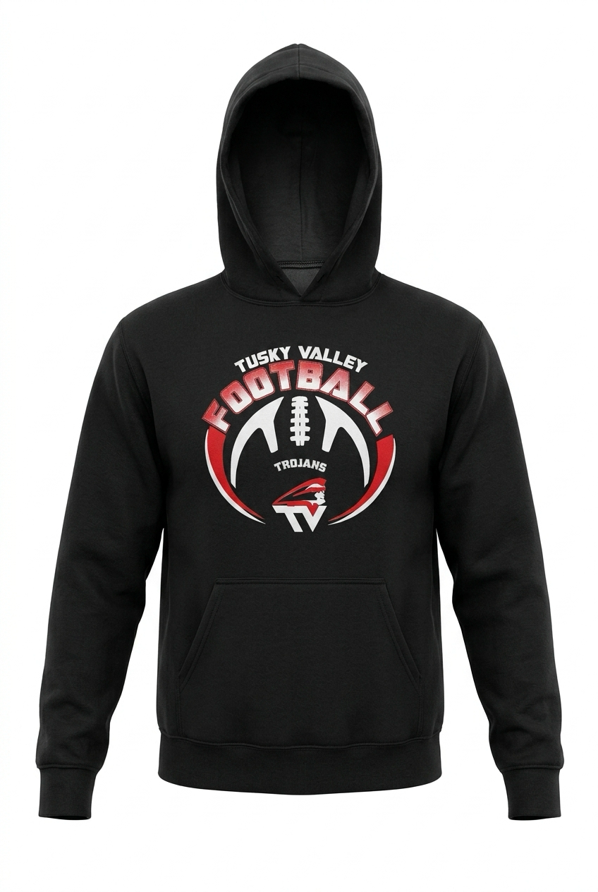 Vintage Tusky Valley Football Hoodie (L)