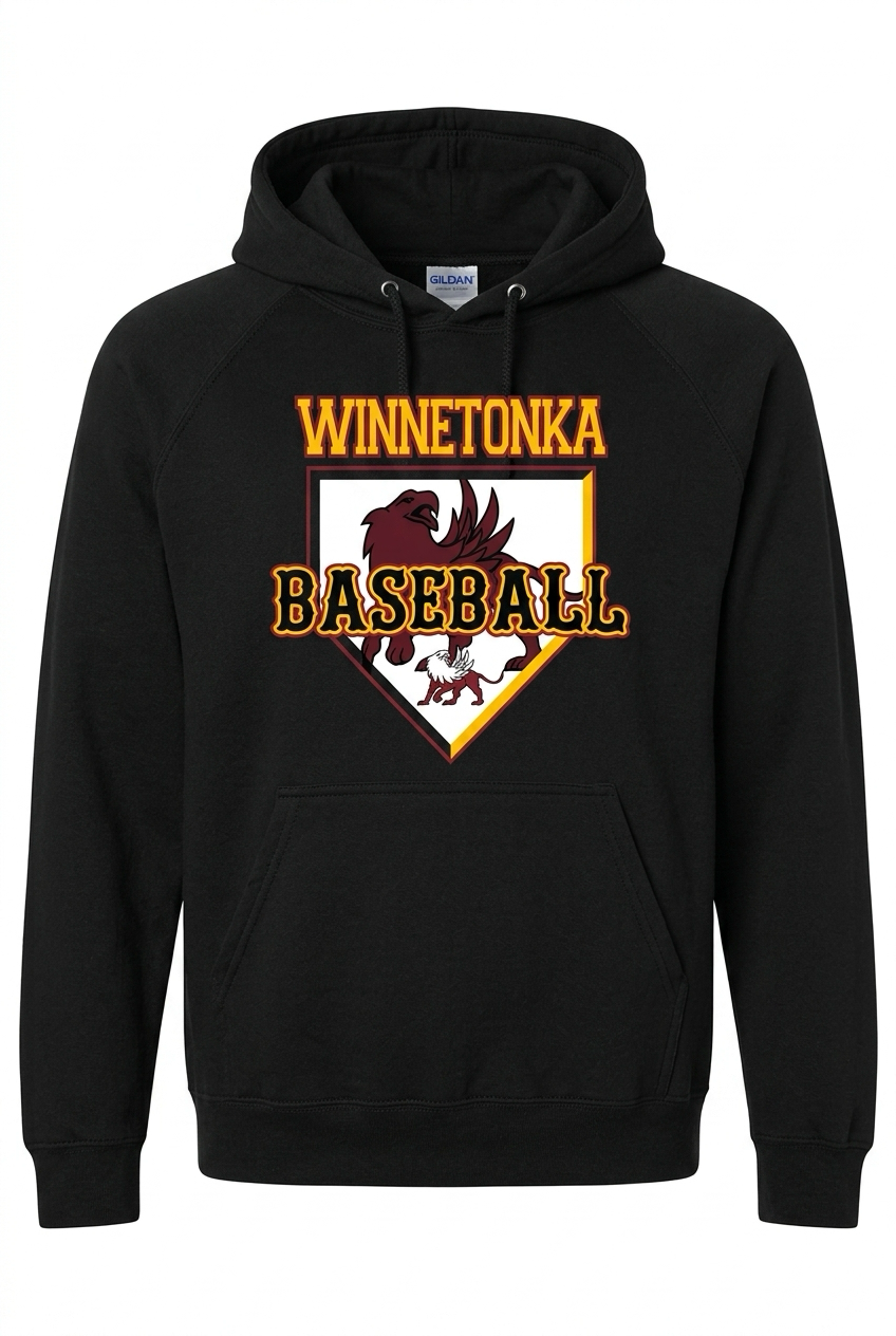 Vintage Winnetonka Baseball Hoodie (M)