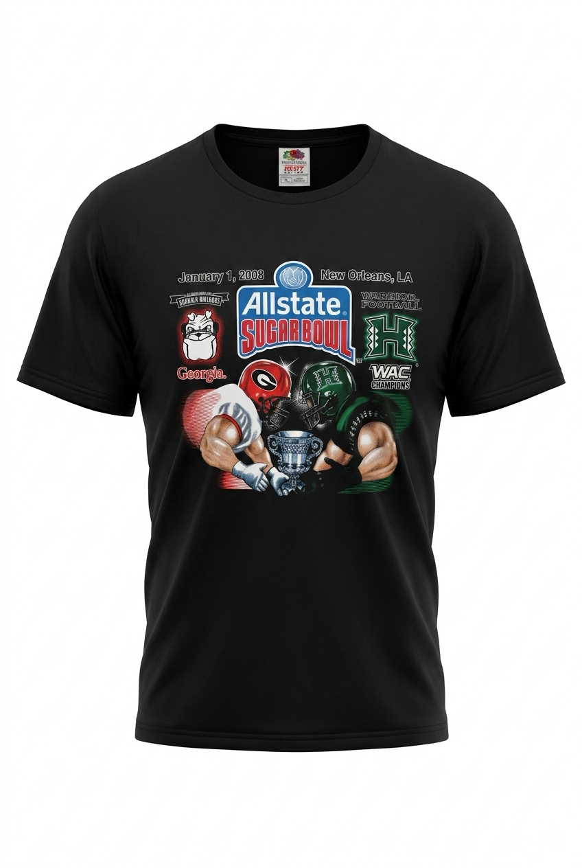 Vintage Allstate Sugarbowl 2008 T-Shirt (XL)