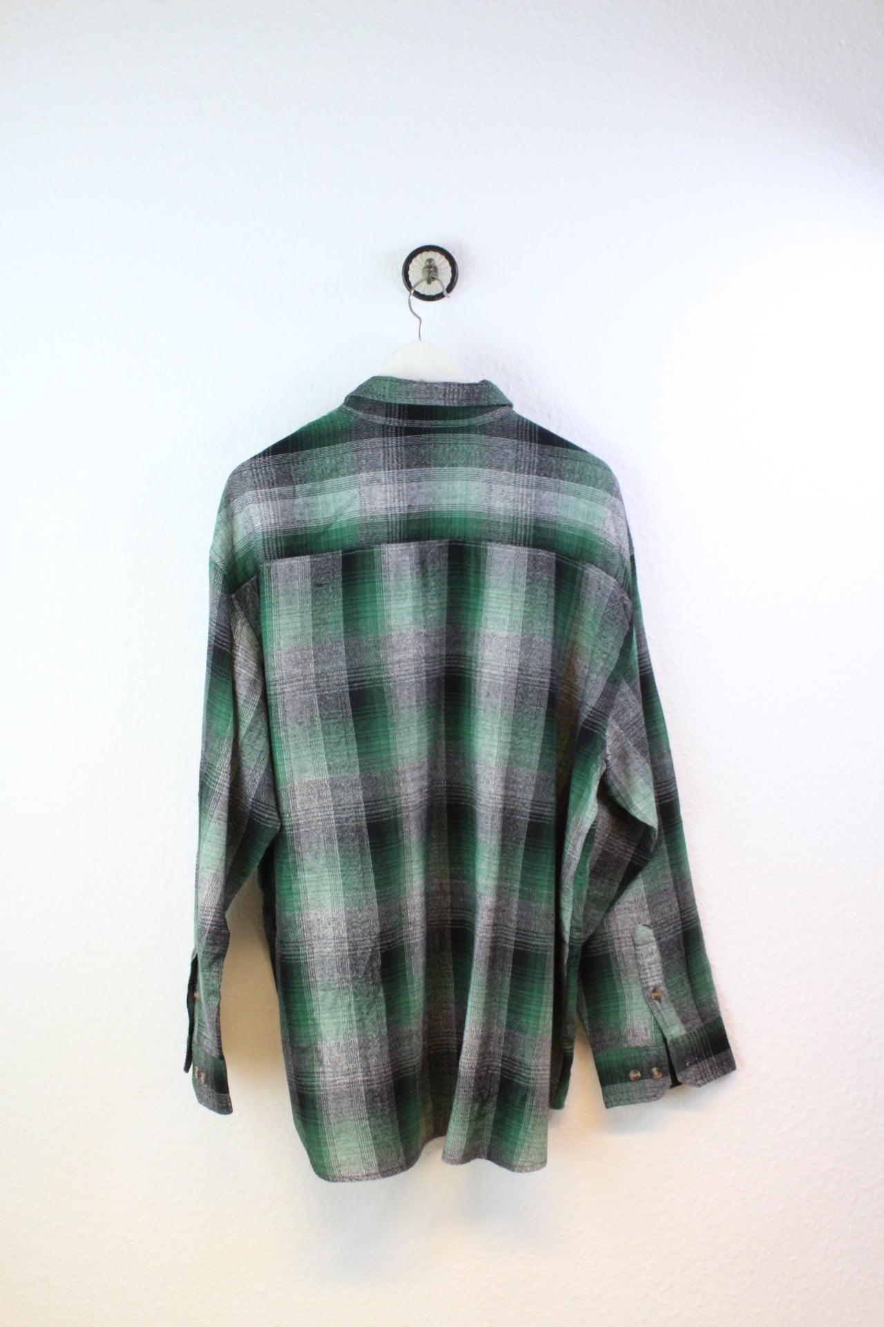 Vintage Alpine Ridge Flannel Shirt (XL)
