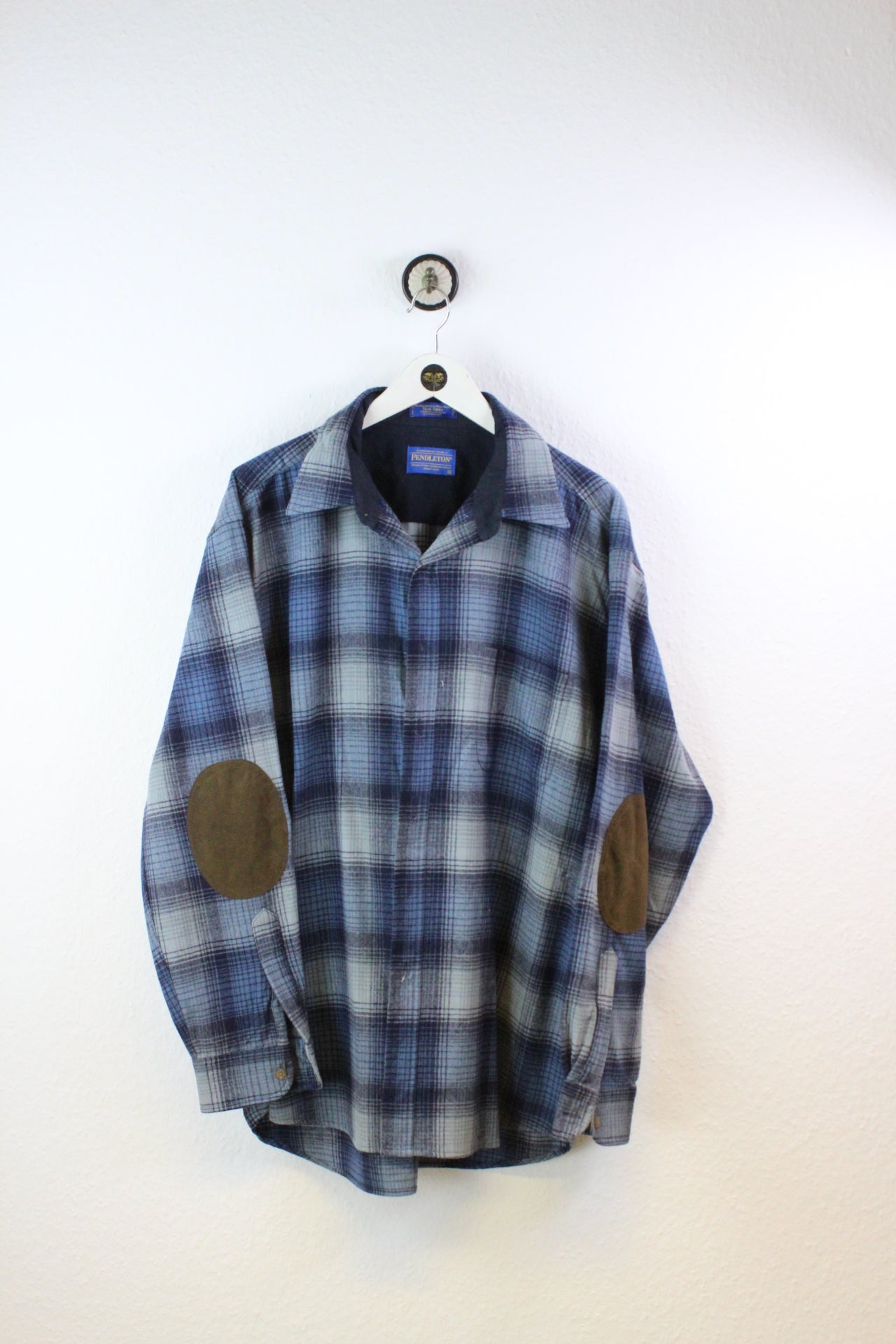 Vintage Blue Pendleton Wool Flanell Shirt (XL)