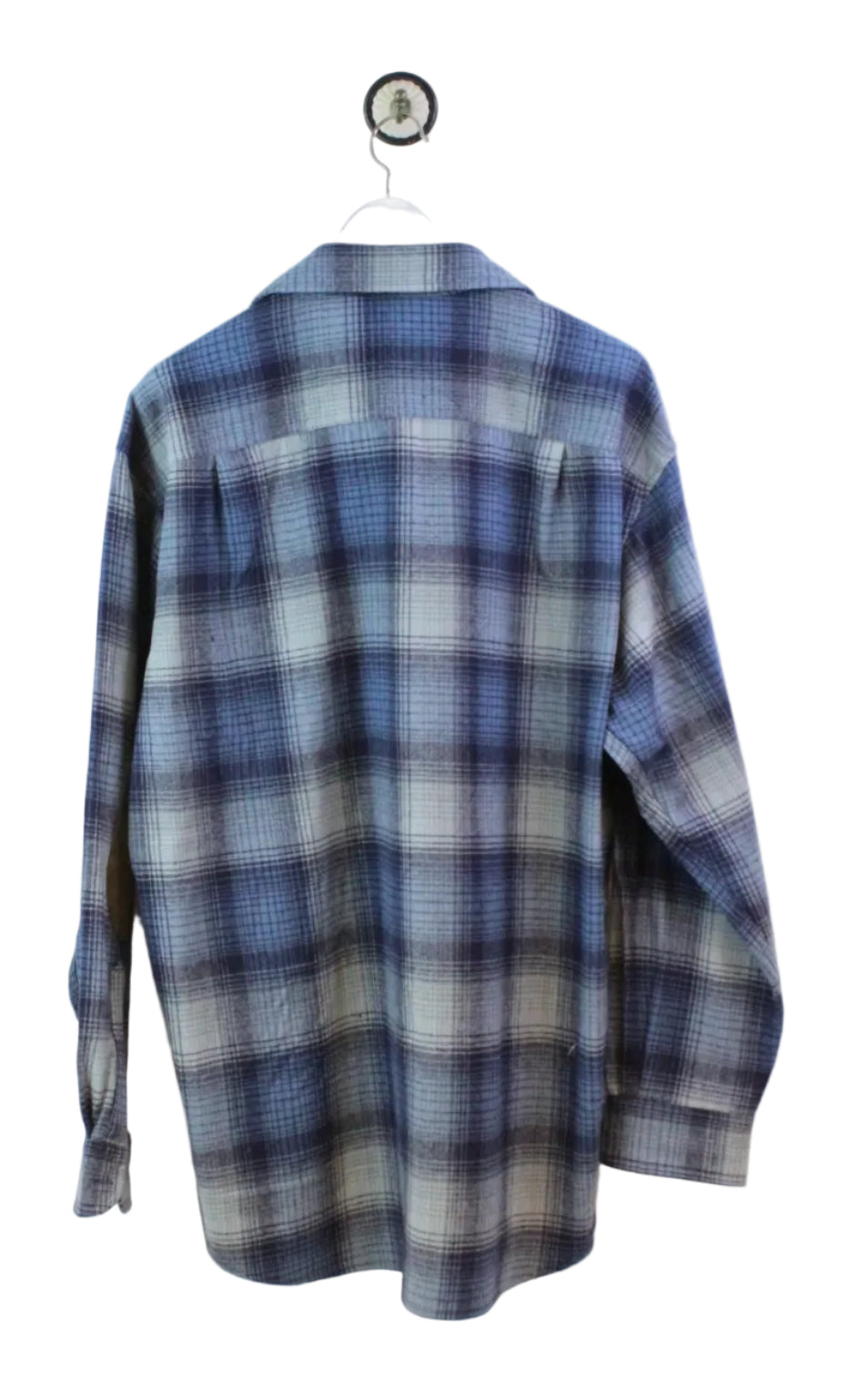 Vintage Blue Pendleton Wool Flanell Shirt (XL)