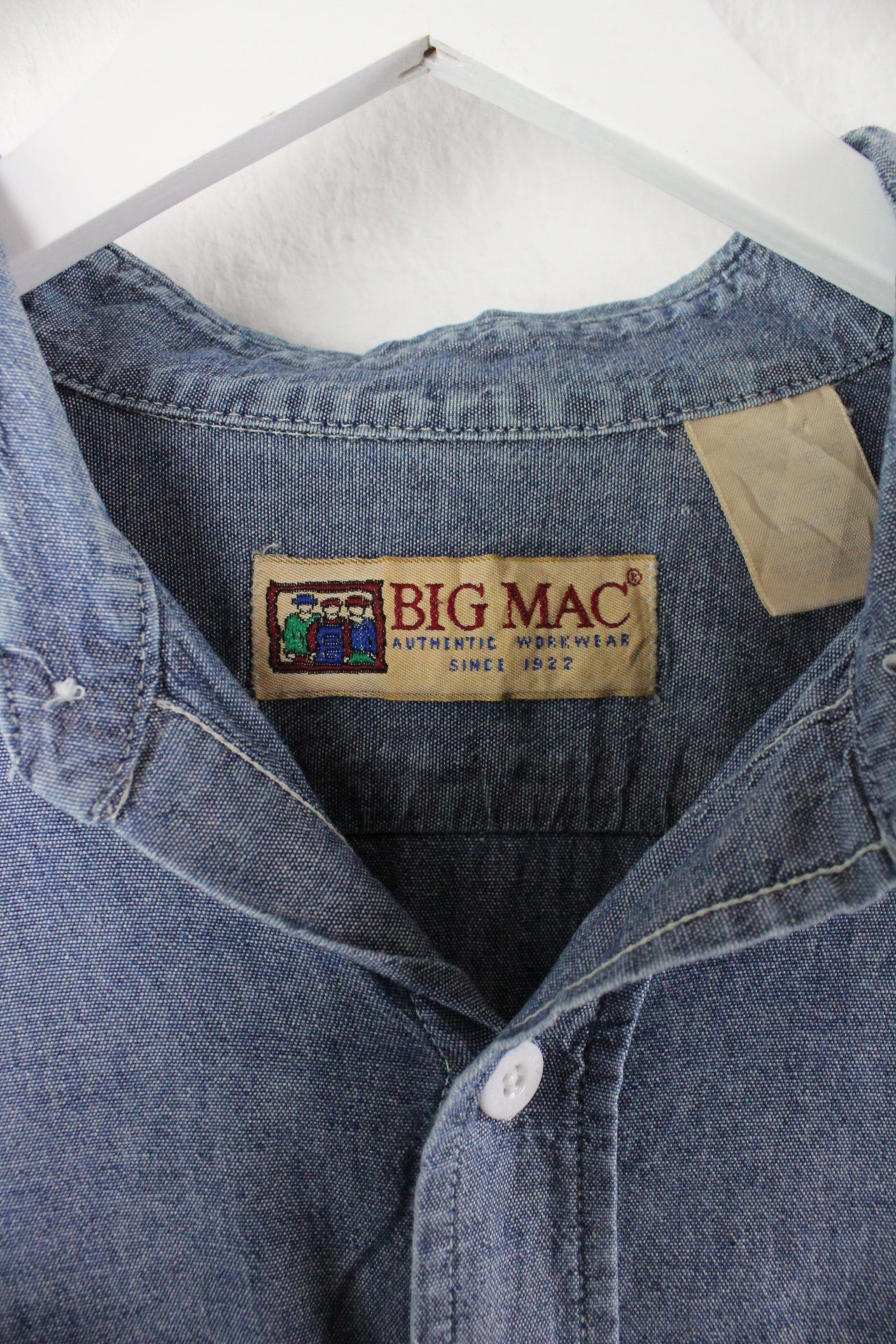 Vintage 80s Big Mac Denim Shirt (L)