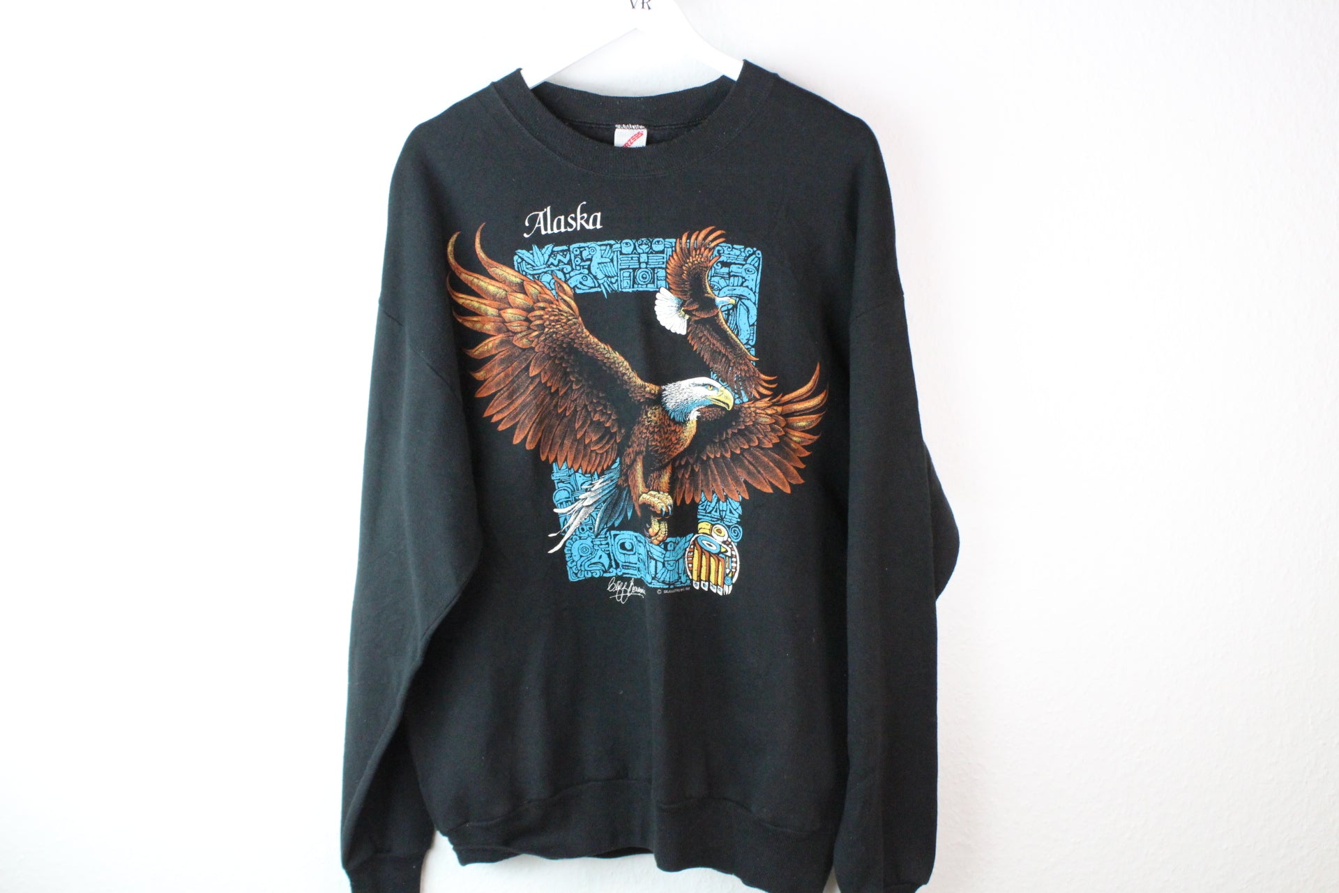Vintage Alaska Eagle 1990 Sweatshirt  (XL)
