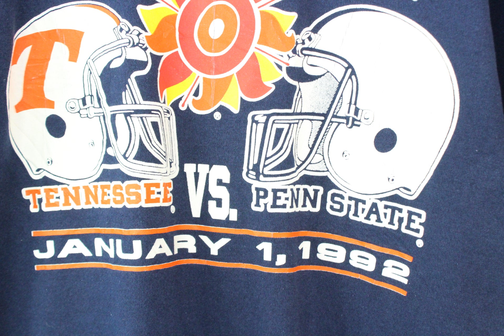 Vintage Fiesta Bowl Tennessee vs Penn State 1992 Sweatshirt (XL)